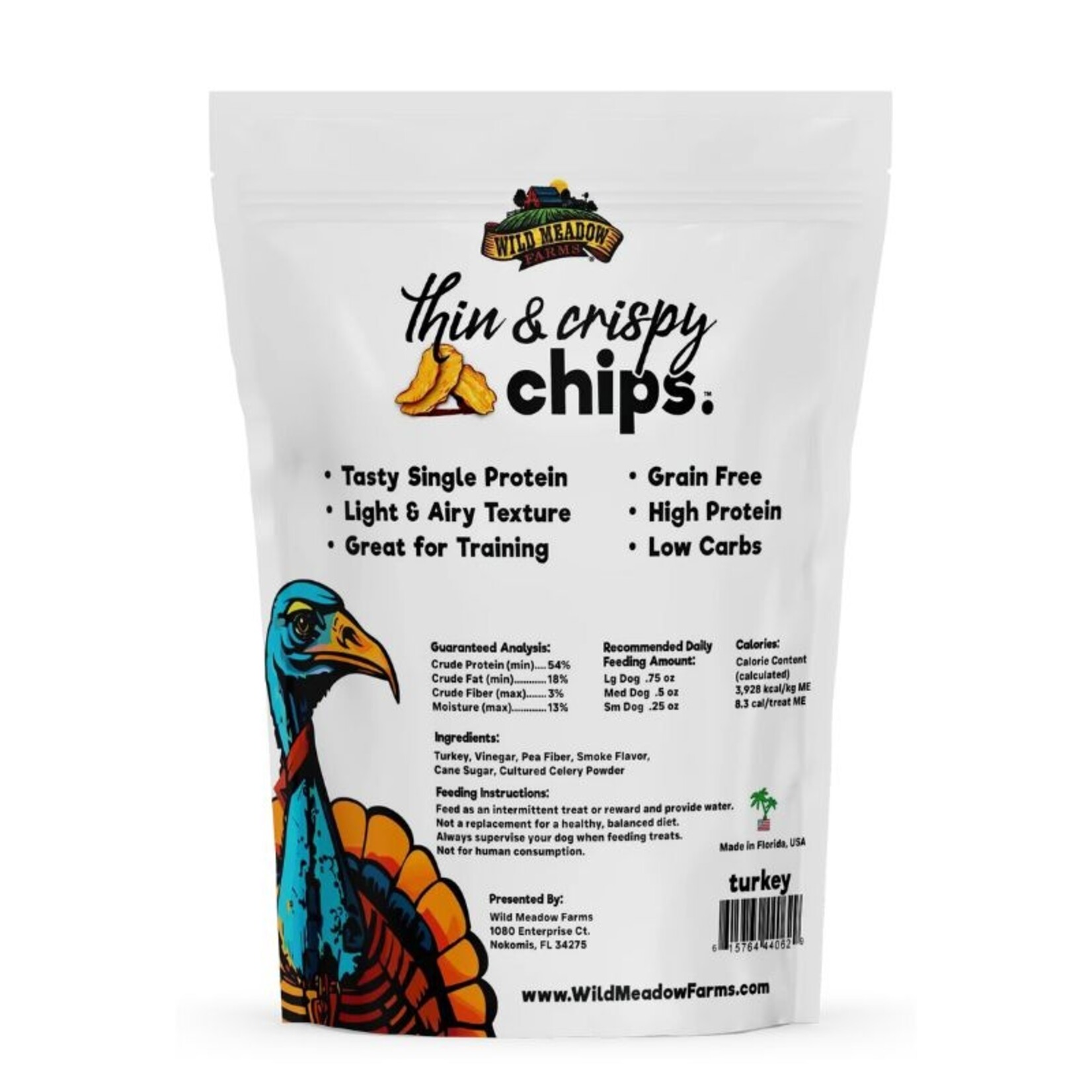 Wild Meadow Farms 3 oz. - Turkey - Thin & Crispy Chips - Wild Meadow Farms