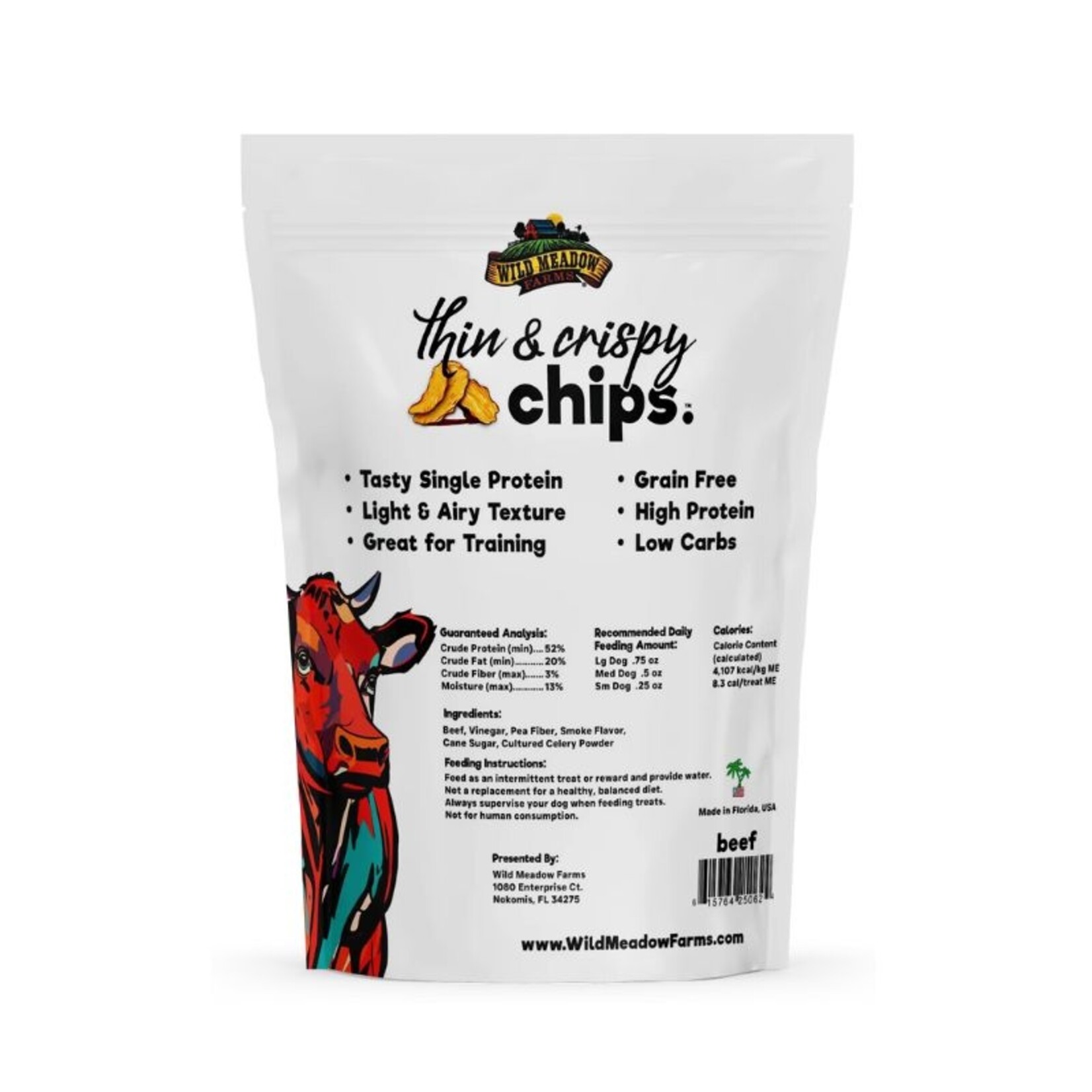 Wild Meadow Farms 3 oz. - Beef - Thin & Crispy Chips - Wild Meadow Farms