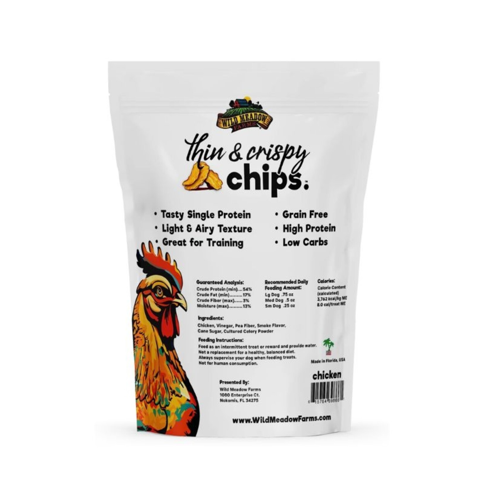 Wild Meadow Farms 3 oz. - Chicken - Thin & Crispy Chips - Wild Meadow Farms