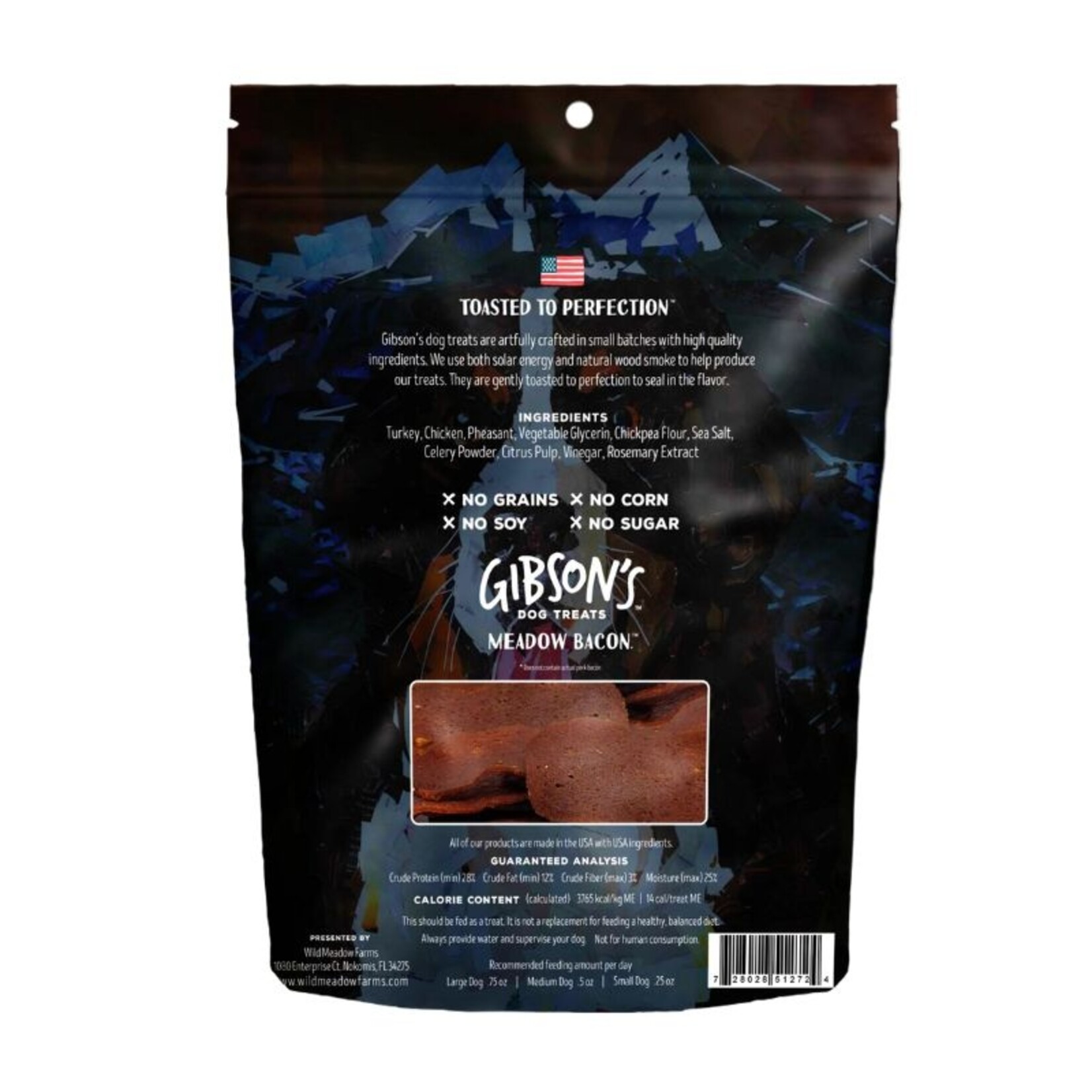 Wild Meadow Farms 3 oz. - Bacon with Pheasant - Gibson’s Soft Toasted Treats - Wild Meadow Farms