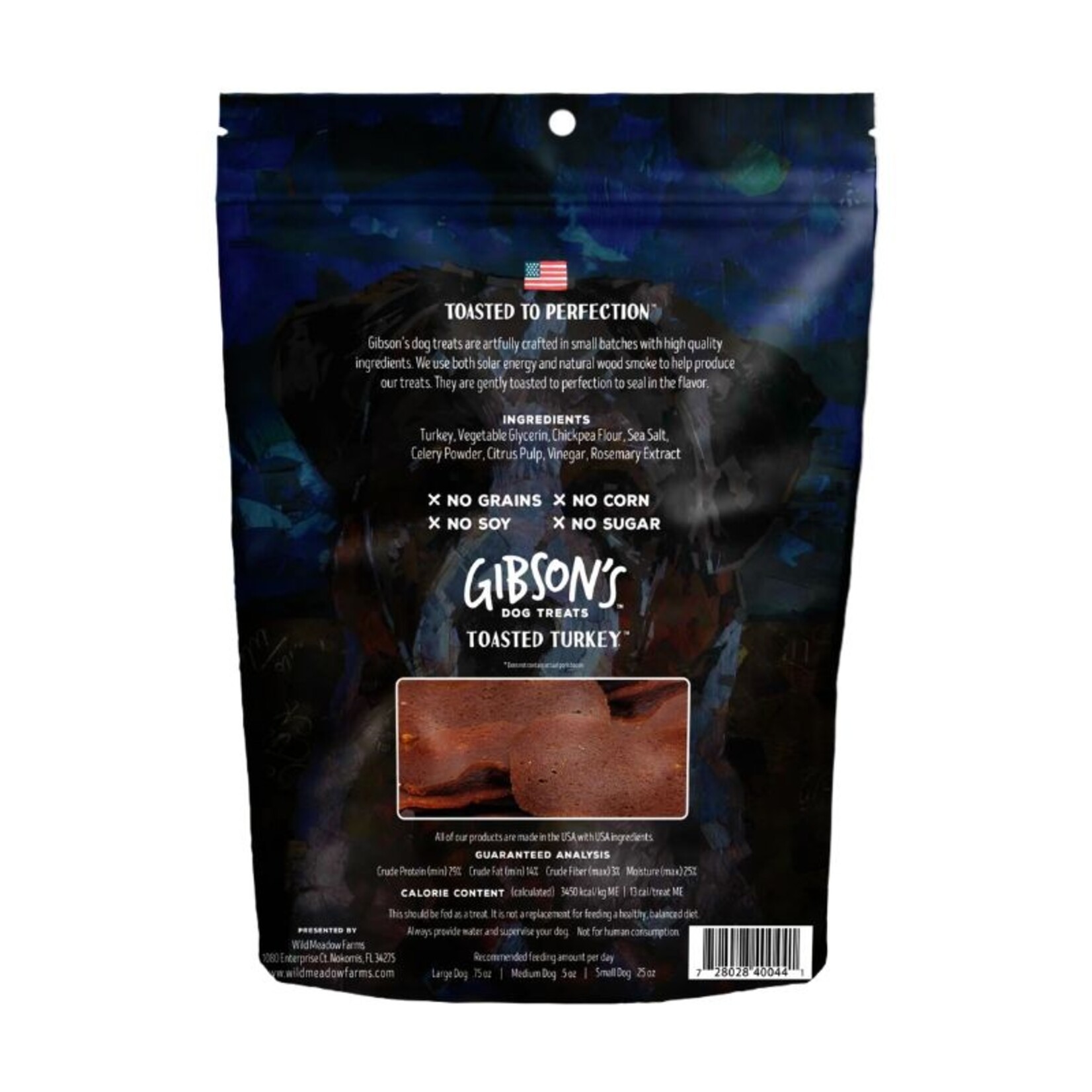 Wild Meadow Farms 3 oz. - Turkey - Gibson’s Soft Toasted Treats - Wild Meadow Farms