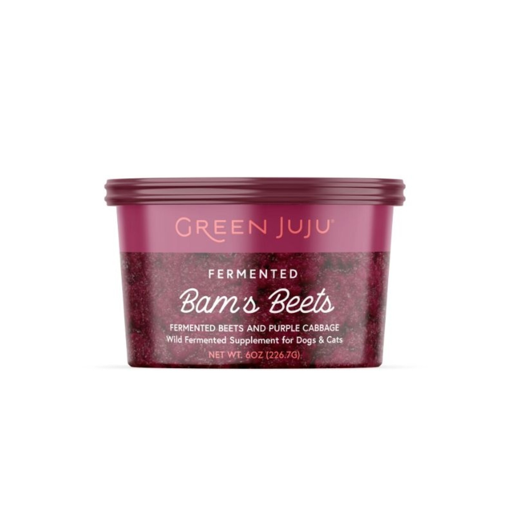 Green JuJu 6 oz. - Bam's Fermented Beets & Cabbage - Frozen Supplement - Green JuJu