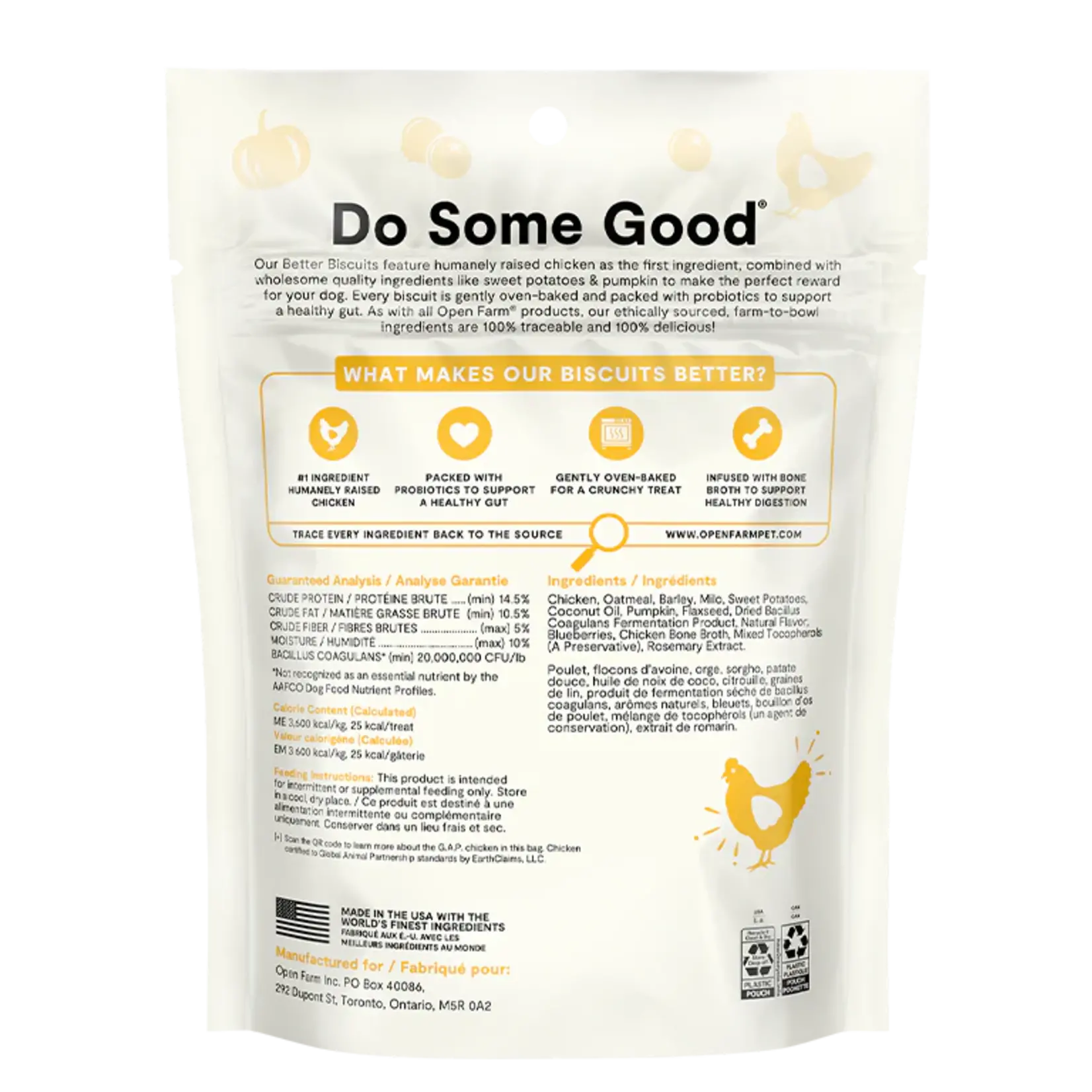 Open Farm Better Biscuits - Oven Baked Treat - Open Farm :