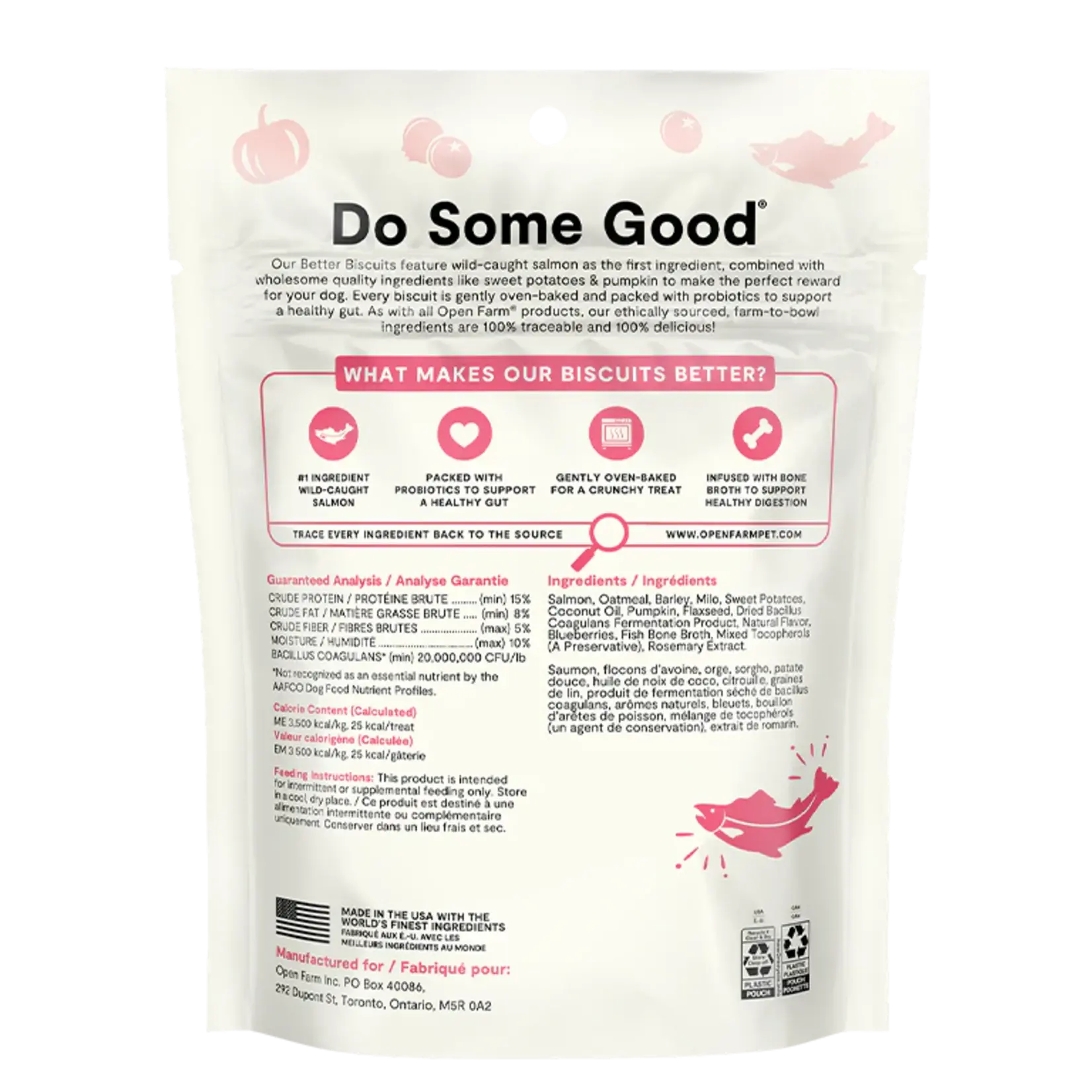 Open Farm Better Biscuits - Oven Baked Treat - Open Farm :