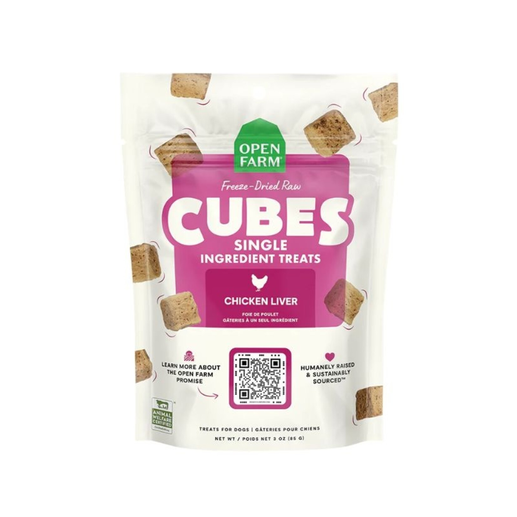 Open Farm Cubes - Single Ingredient Treat - Open Farm :