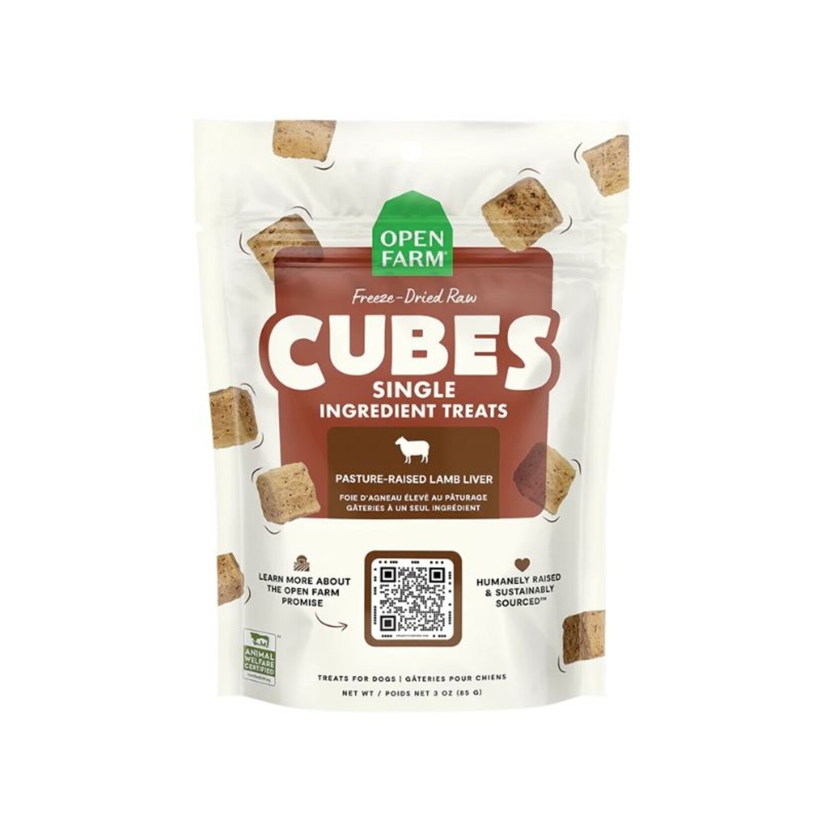 Open Farm Cubes - Single Ingredient Treat - Open Farm :