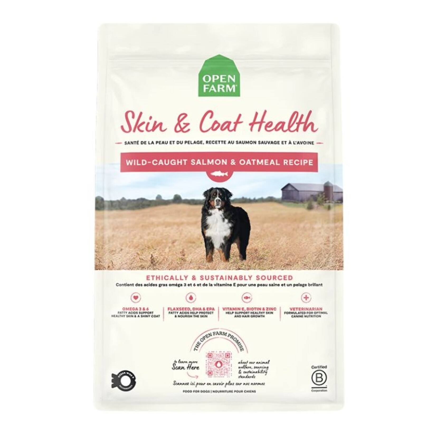 Open Farm Skin & Coat (Salmon & Oatmeal) - Functional Dog Food - Open Farm :