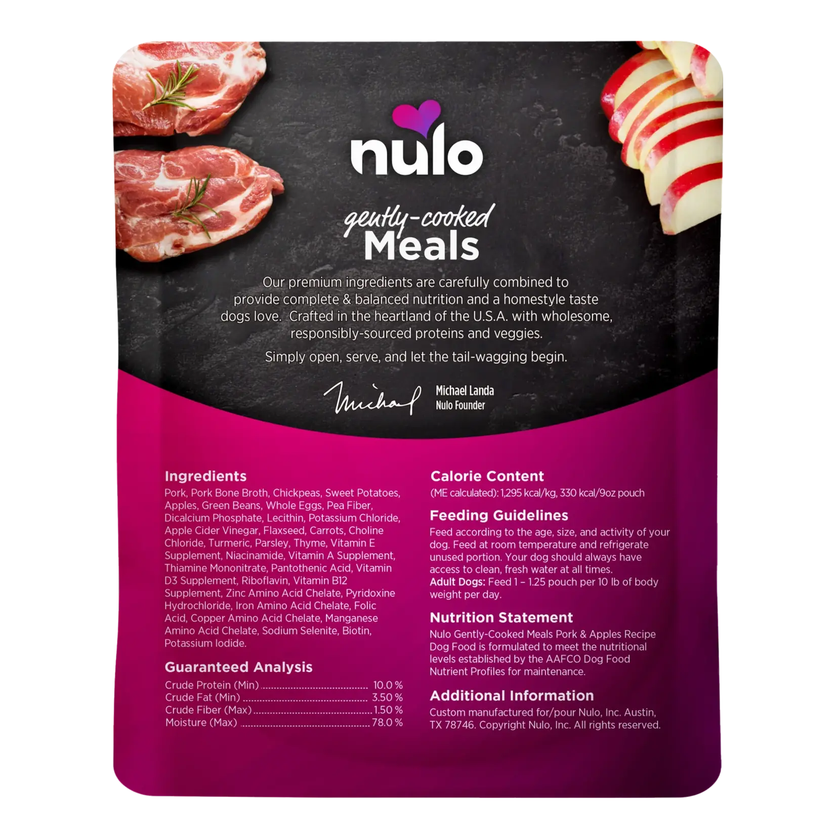 Nulo 9 oz. Pouch - Gently Cooked Meals - Nulo :