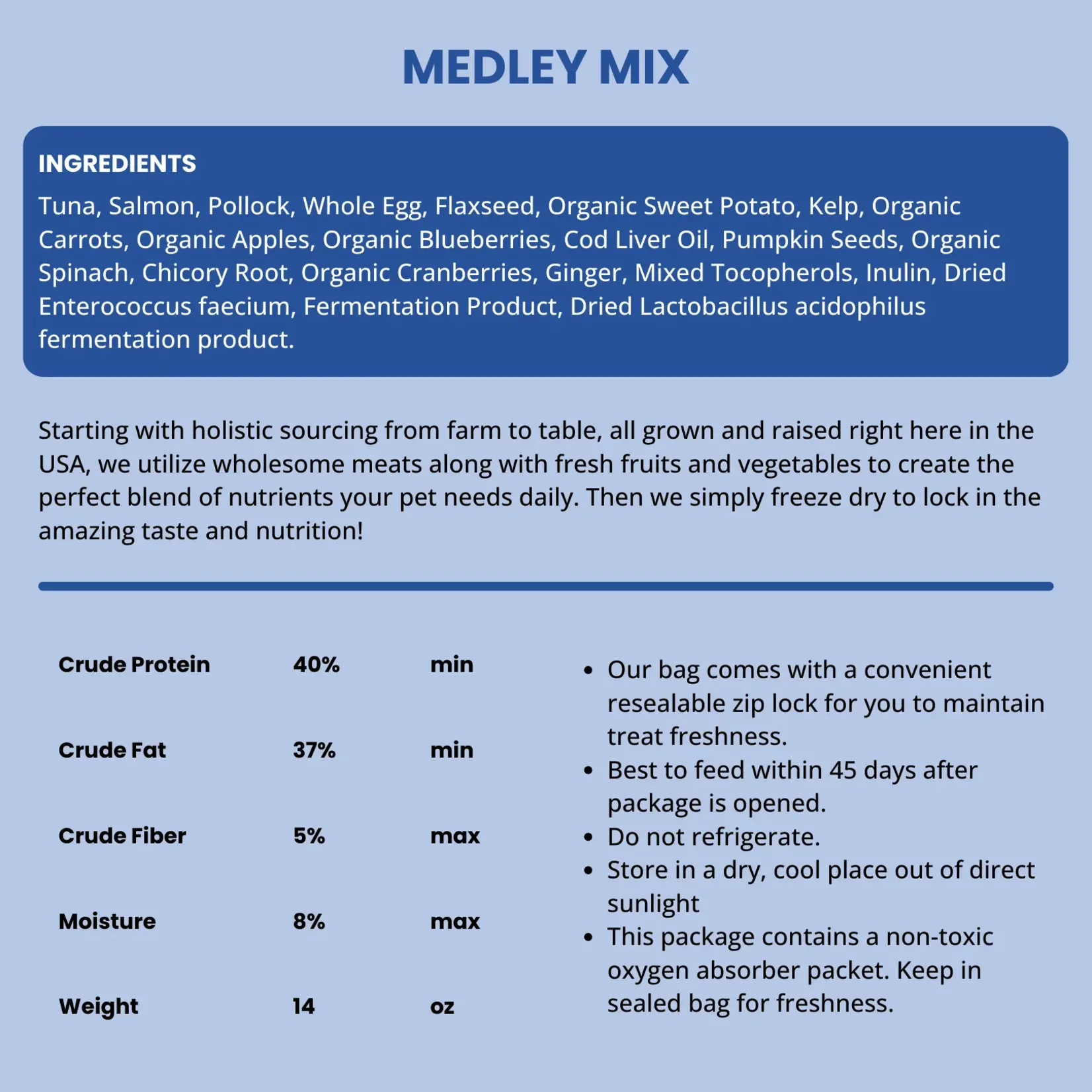 Shepherd Boy Farms 14 oz. - Fish Recipe - Freeze-Dried Raw - Shepherd Boy Farms