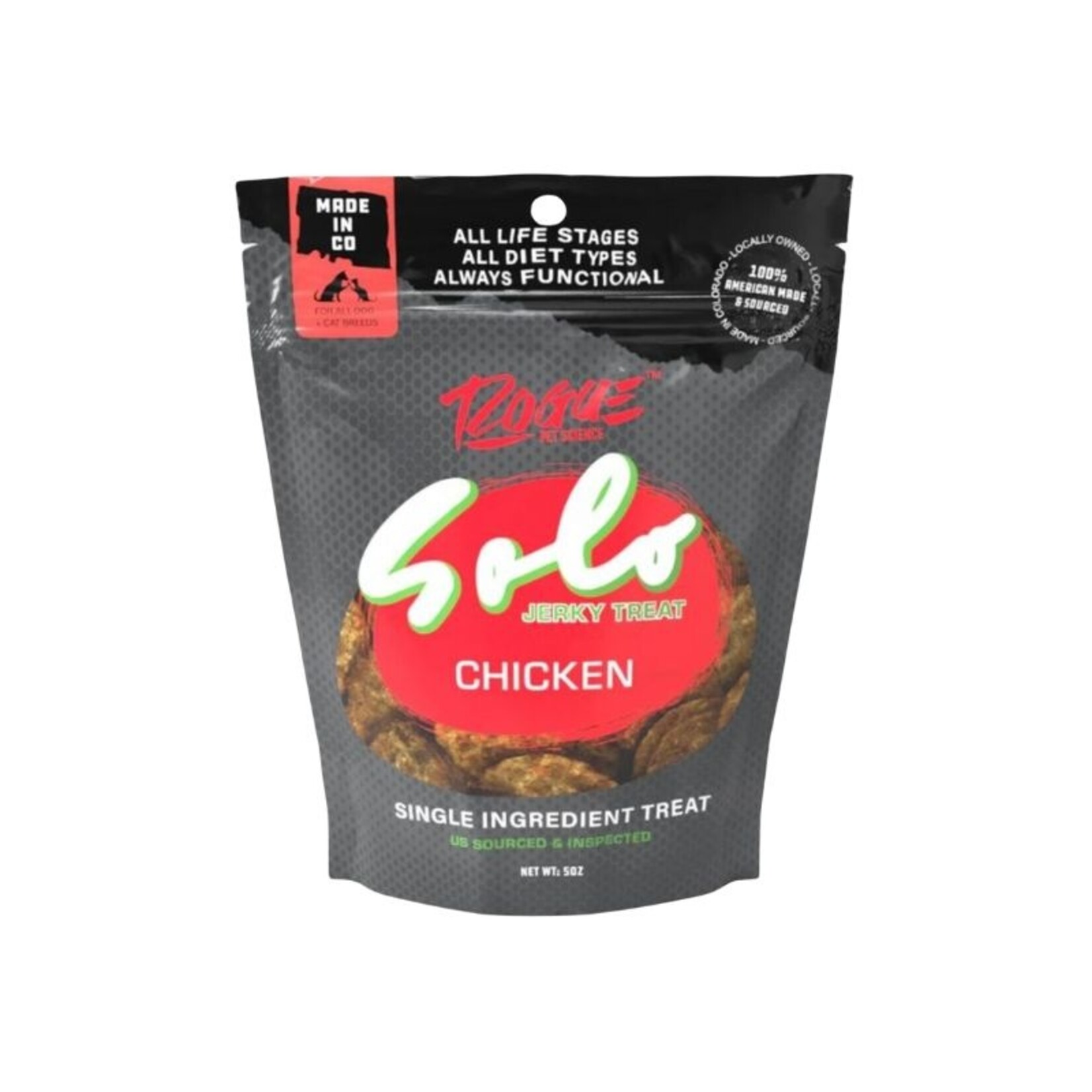 Rogue Pet Science Solo Jerky Treats - Rogue Pet Science :