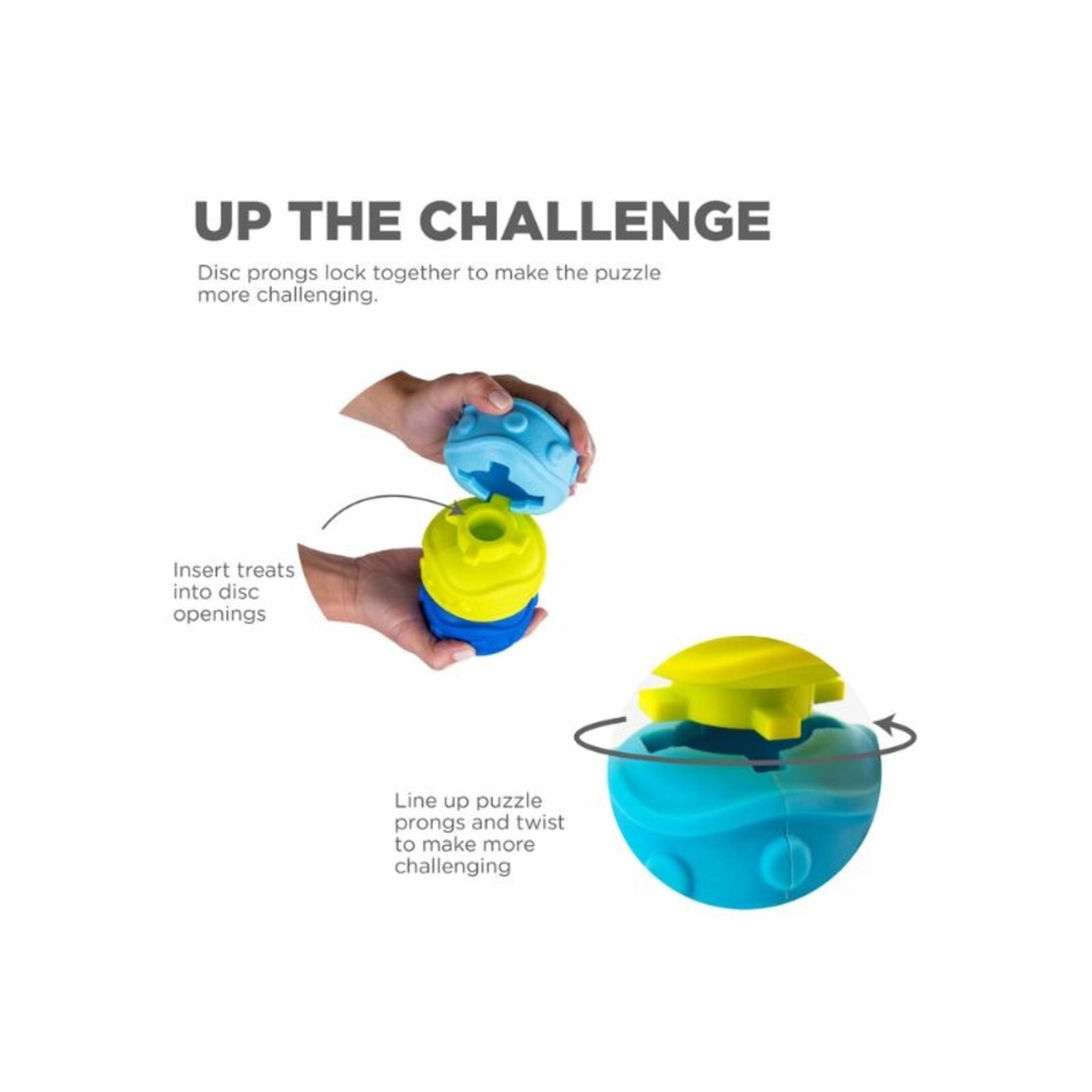 Outward Hound 3 pc - Treat Locking Discs - Treat Puzzle - Outward Hound