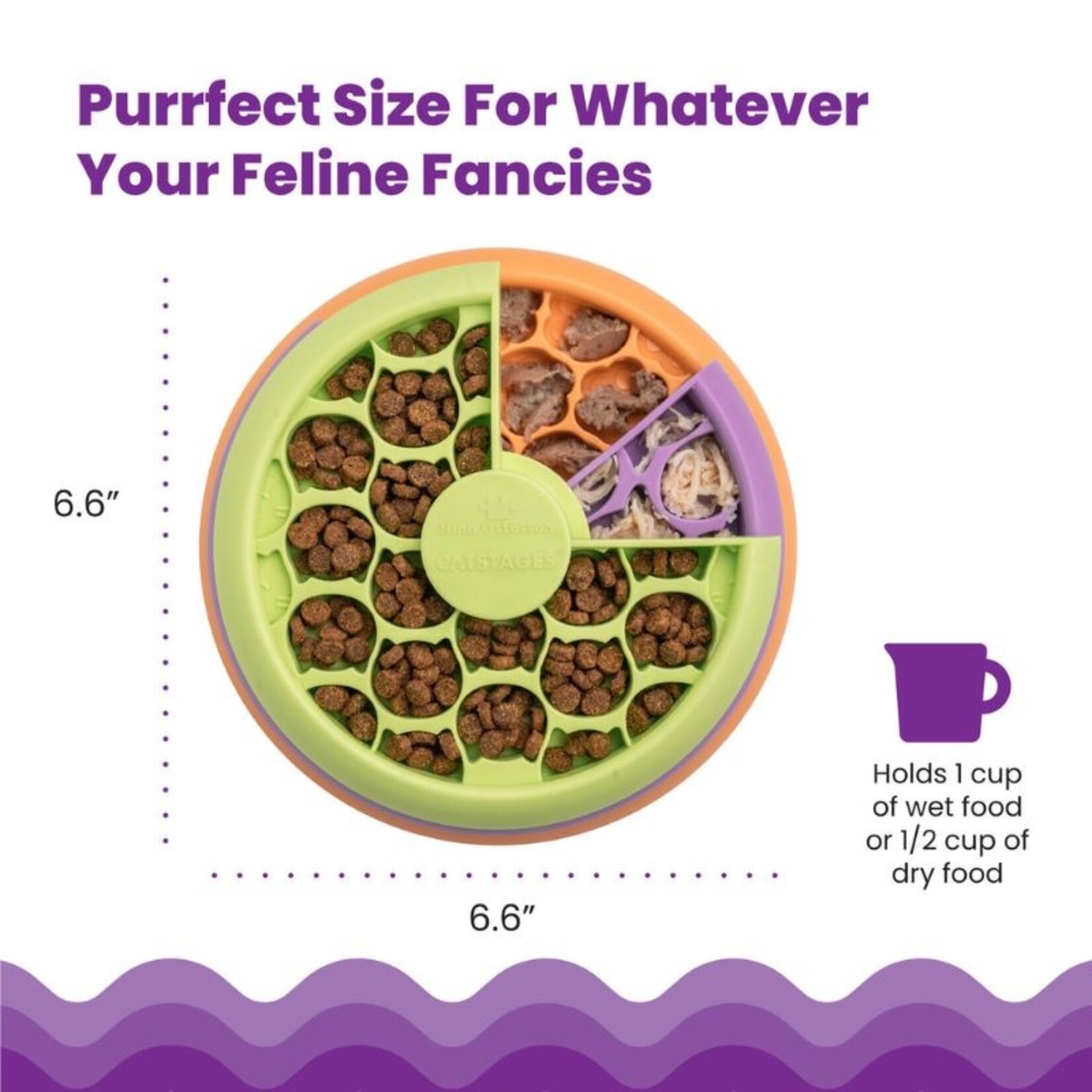 Catstages / Outward Hound Kitty Lickin' Layers - Treat Puzzle / Slow Feeder - Catstages - Outward Hound