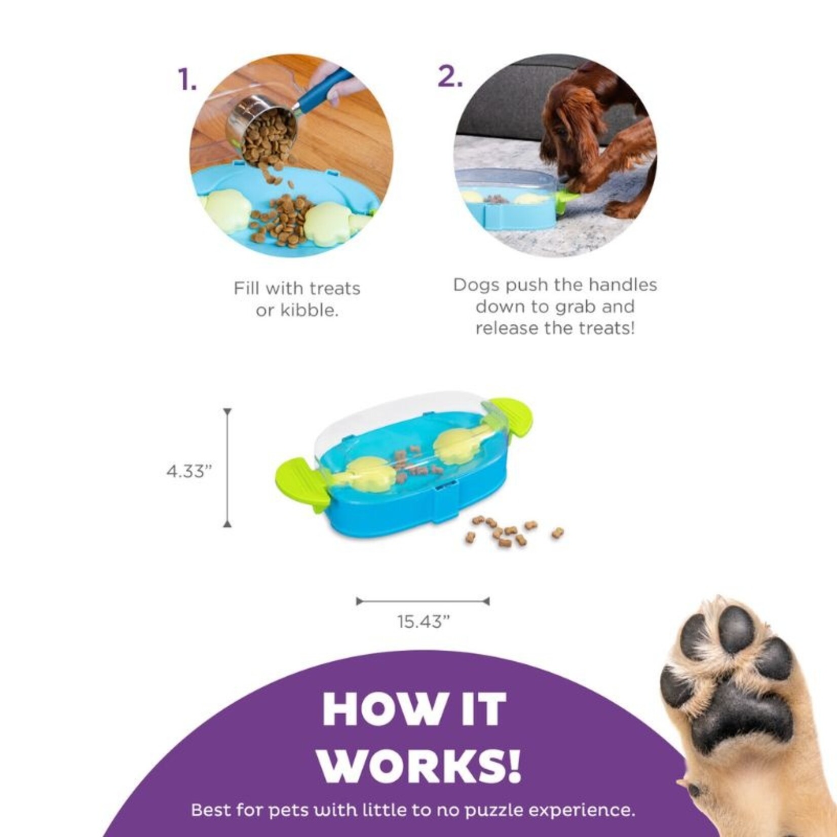 Nina Ottosson Paw n’ Play - Treat Puzzle - Nina Ottosson - Outward Hound