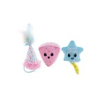 Catstages / Outward Hound 3 pack - Happy Purrthday - Catnip Toy - Catstages