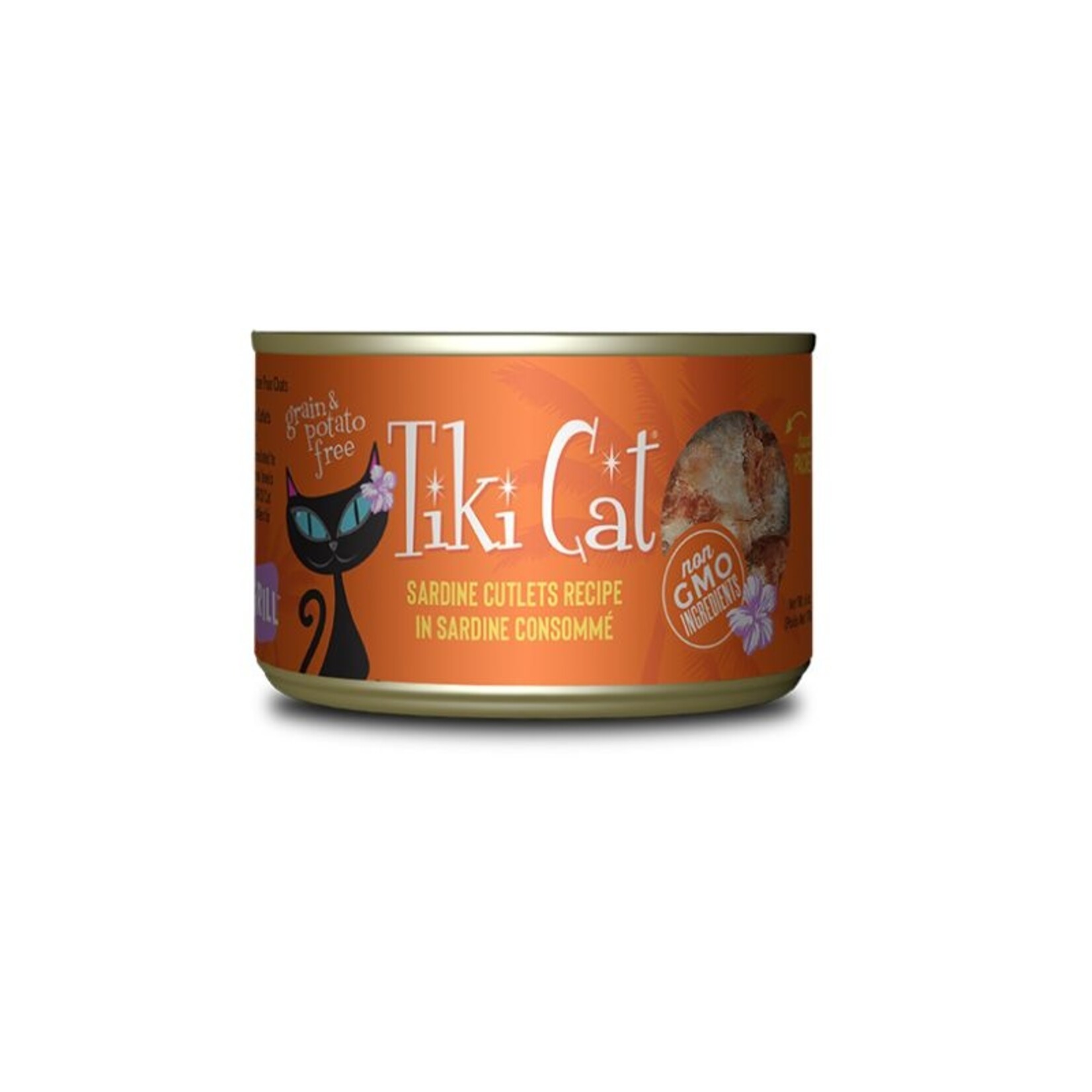 Tiki Pets / Petropics 2.8 oz. - Sardine Cutlets / Tahitian Grill - Tiki Cat
