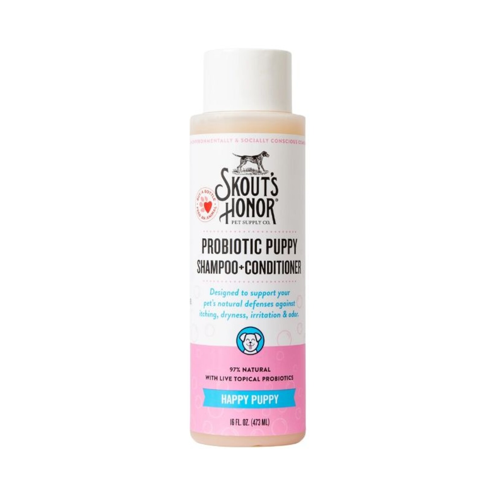 Skout's Honor 16 oz. - Puppy - Probiotic Shampoo + Conditioner - Skout’s Honor