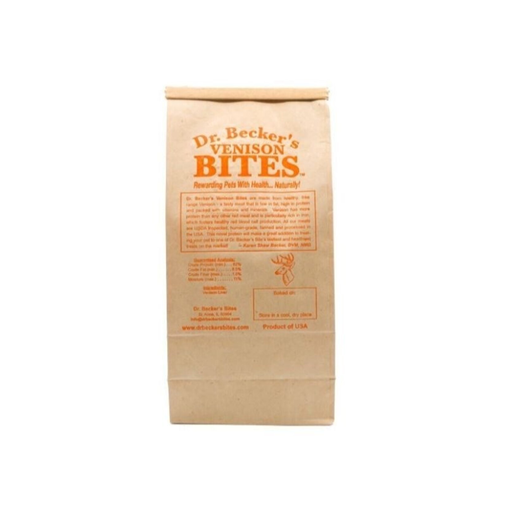 Dr. Becker's Bites 5 oz. - Venison Liver / Dr. Becker's Bites - dog