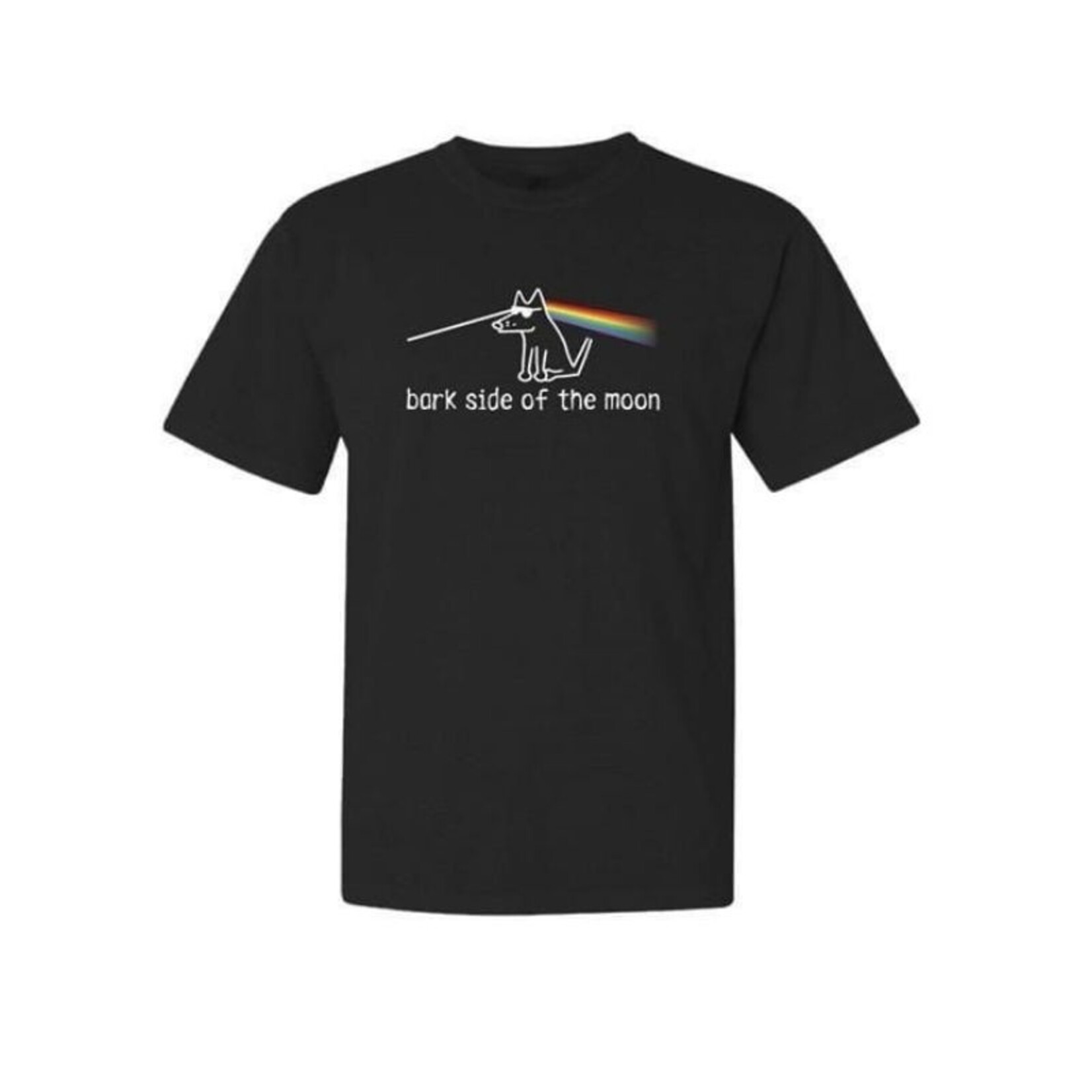 Teddy the Dog Bark Side of the Moon - Lightweight T-Shirt - Teddy the Dog :