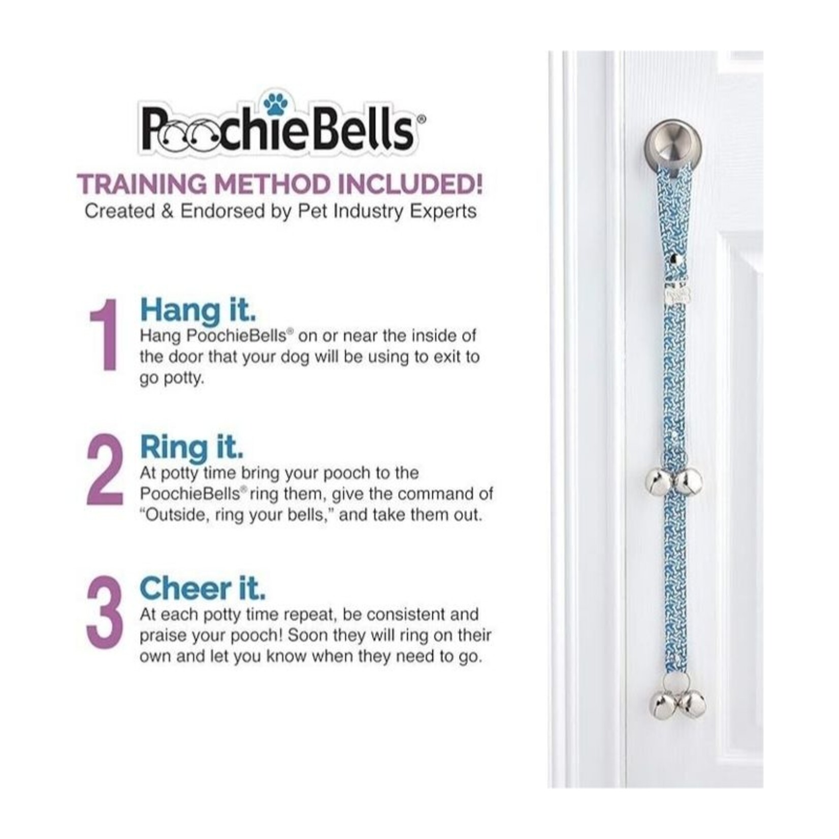 Poochie-Pets Poochie-Bells - Training Doorbell - Poochie-Pets :