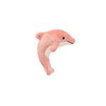 Fluff & Tuff Mini - Gisele the Pink Dolphin - Plush Dog Toy - Fluff & Tuff