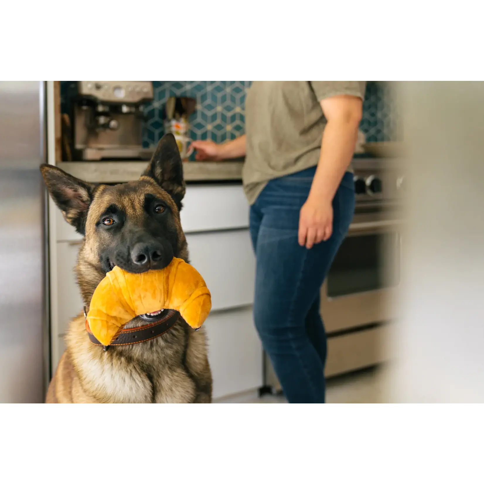 P.L.A.Y. Croissant Pastry - Brunch Collection Dog Toy - P.L.A.Y.