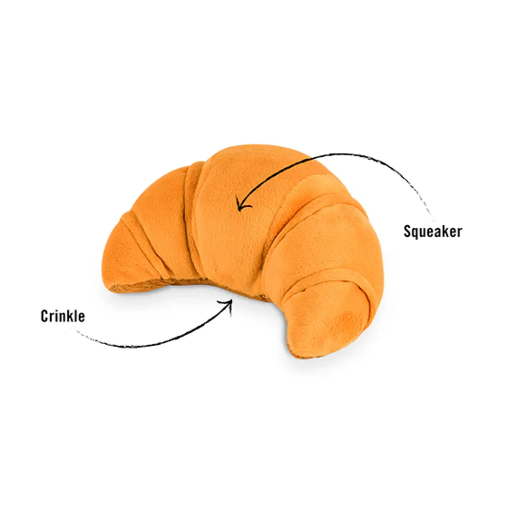 P.L.A.Y. Croissant Pastry - Brunch Collection Dog Toy - P.L.A.Y.