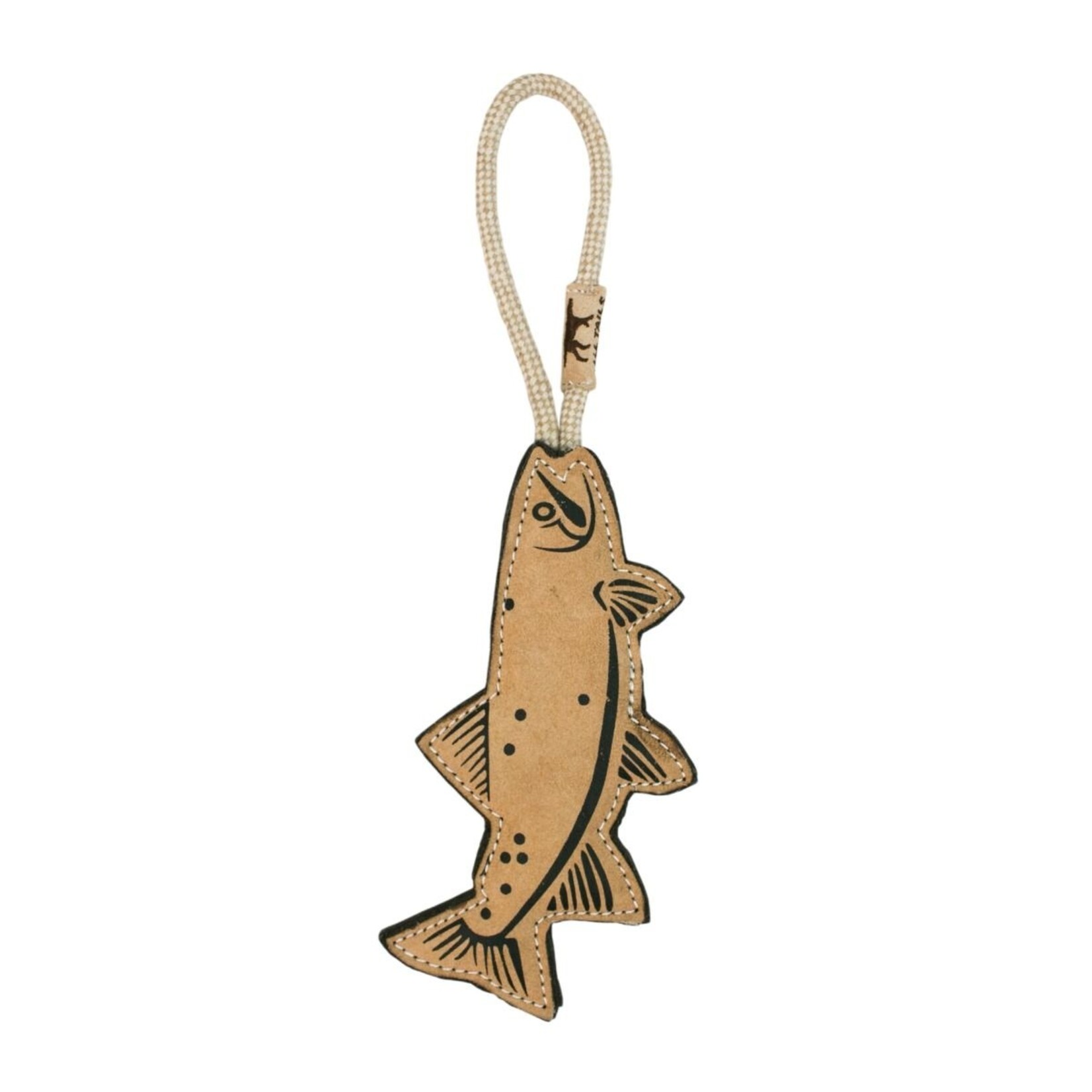 Tall Tails 16” - Trout - Natural Leather - Tug Toy - Tall Tails