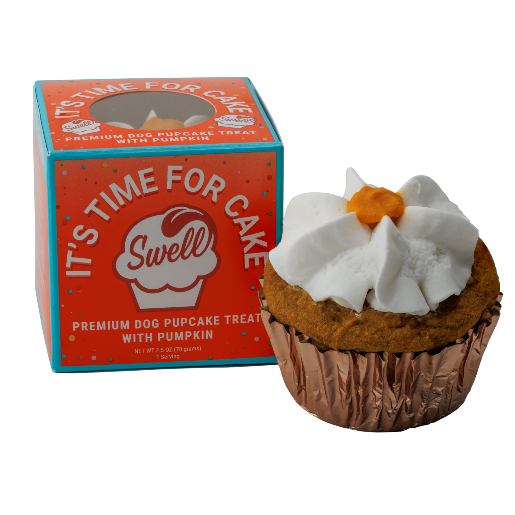 Swell Pupcake - Frozen Dog Treat - Swell :  Pumpkin
