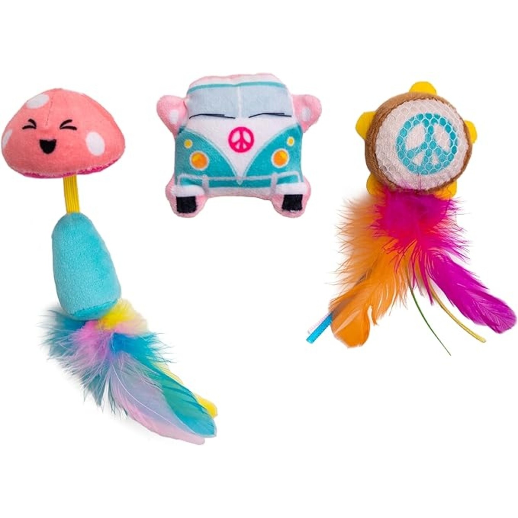 Catstages / Outward Hound 3 pack - Festival Themed - Catnip Toy - Catstages