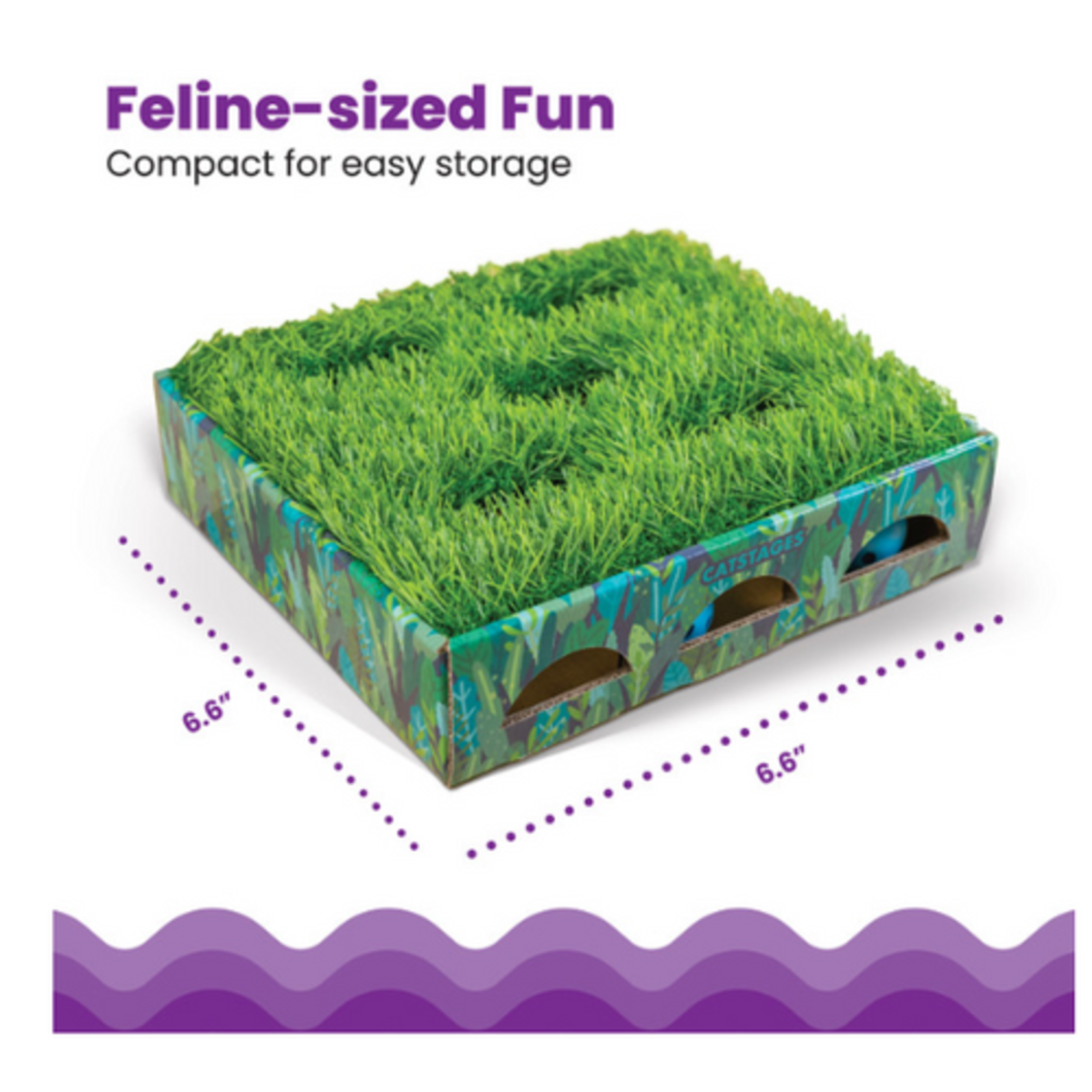 Grassy Patch Hunting Box - Cat Playground - Petstages