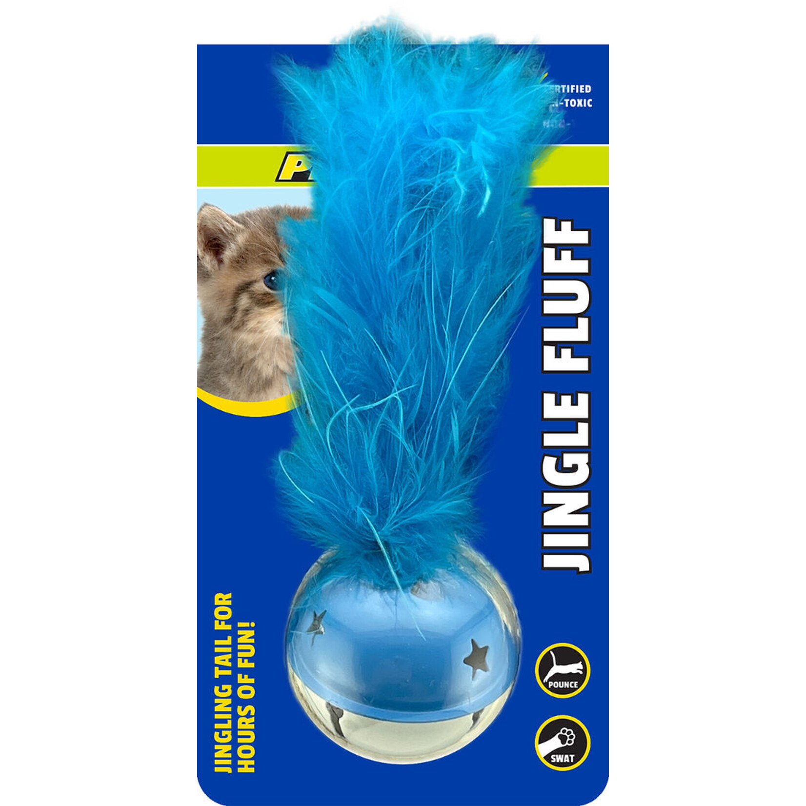 PetSport USA Jingle Fluff Ball- Cat Toy - PetSport USA