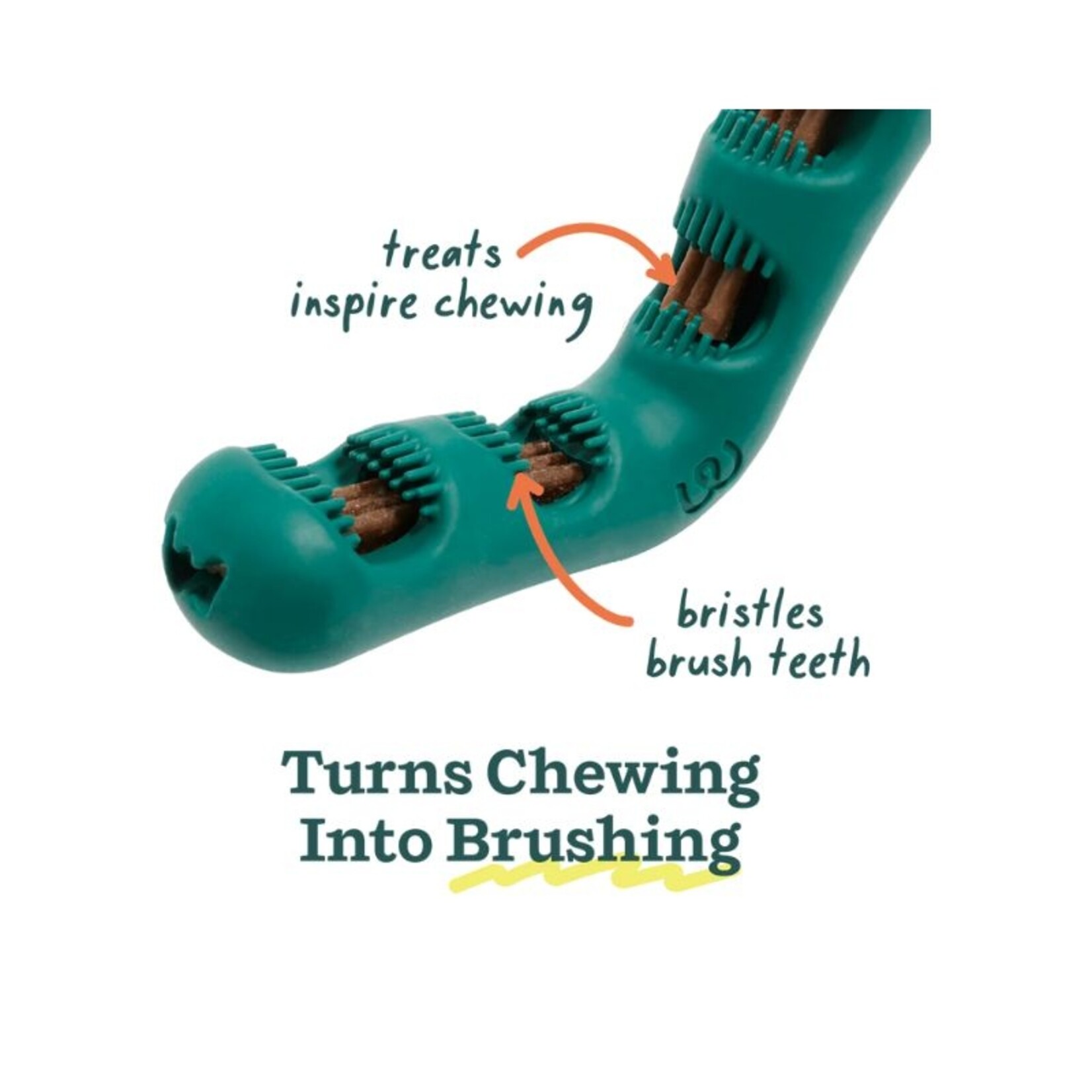 Bite n' Brush - Dental Treat Toy - Woof :