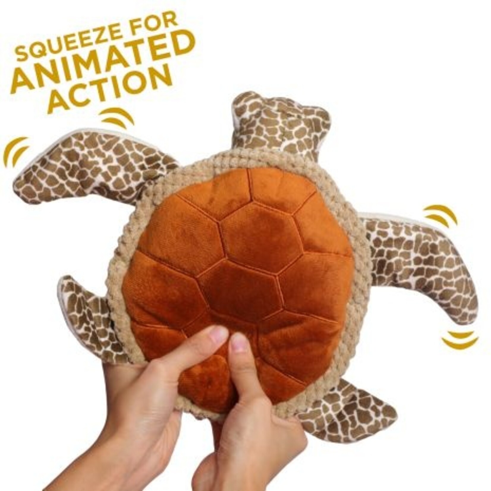 Tall Tails 10” - Sea Turtle - Animated Dog Toy - Tall Tails