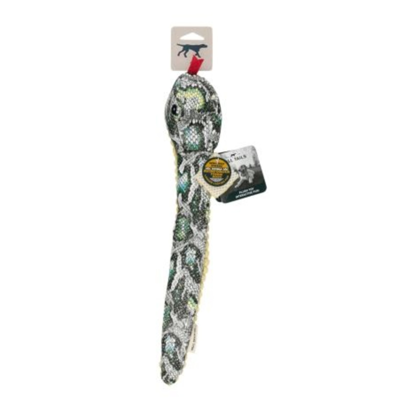 Tall Tails 16” - Snake - Stuffless Dog Toy - Tall Tails