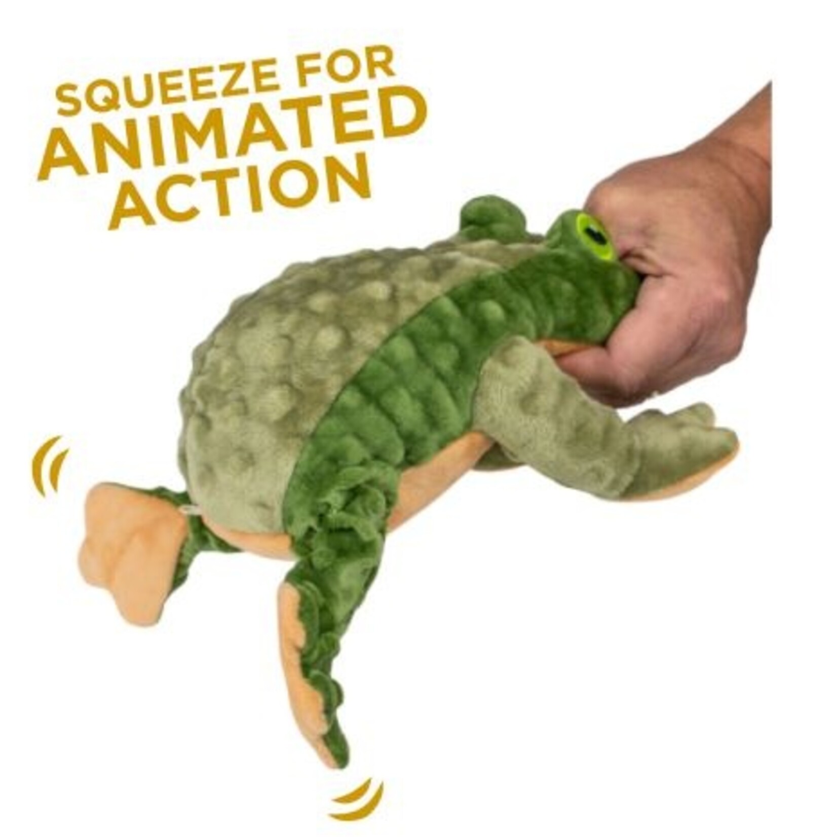 Tall Tails 12” - Frog - Animated Dog Toy - Tall Tails