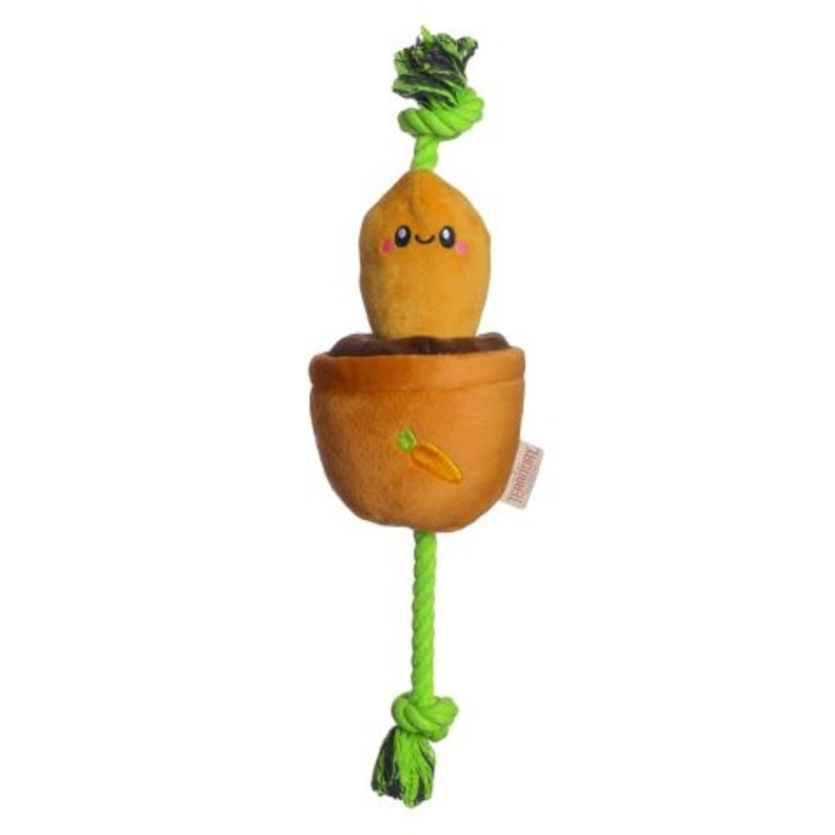 Territory Carrot Pot - Treat & Tug (Rope & Plush) Toy - Territory
