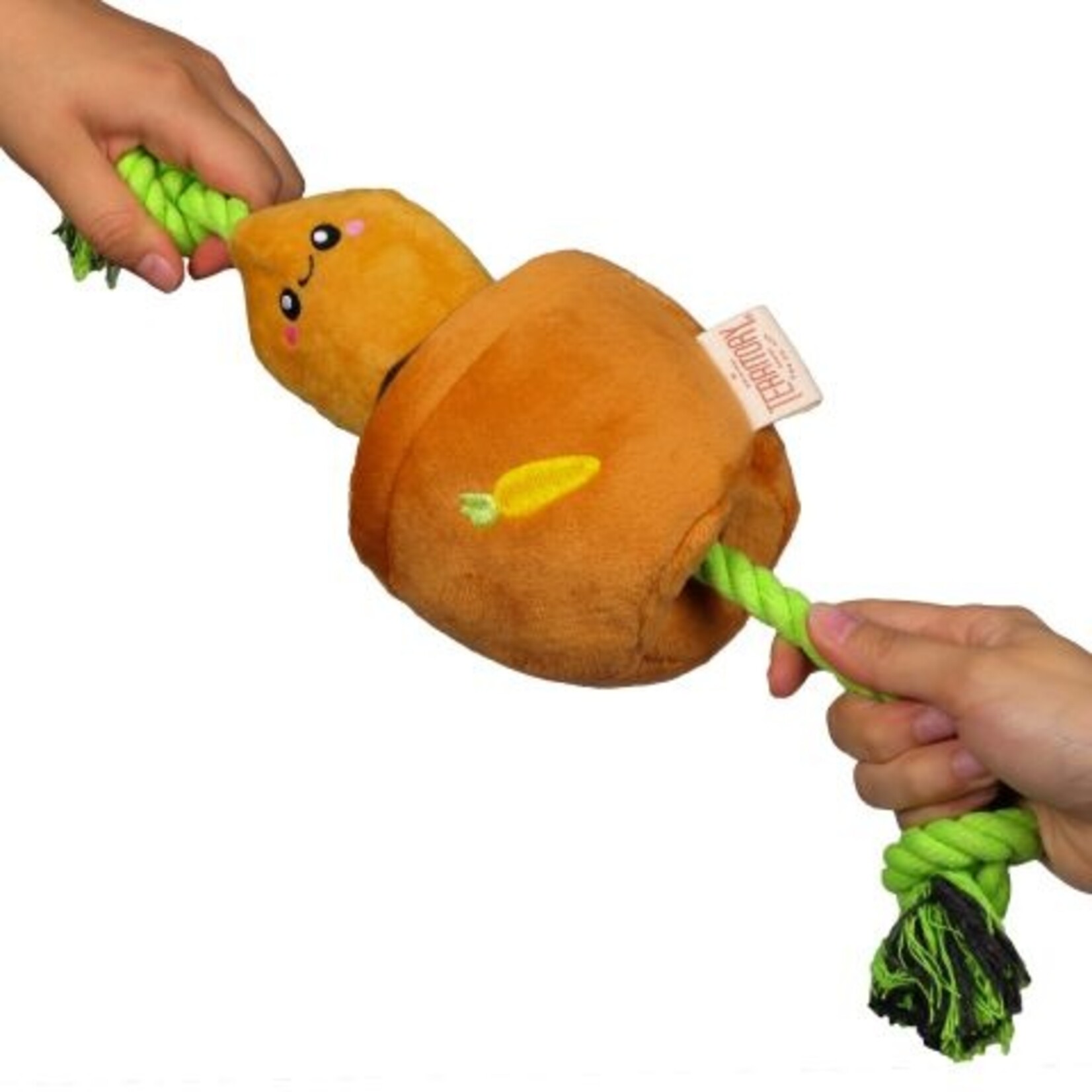 Territory Carrot Pot - Treat & Tug (Rope & Plush) Toy - Territory
