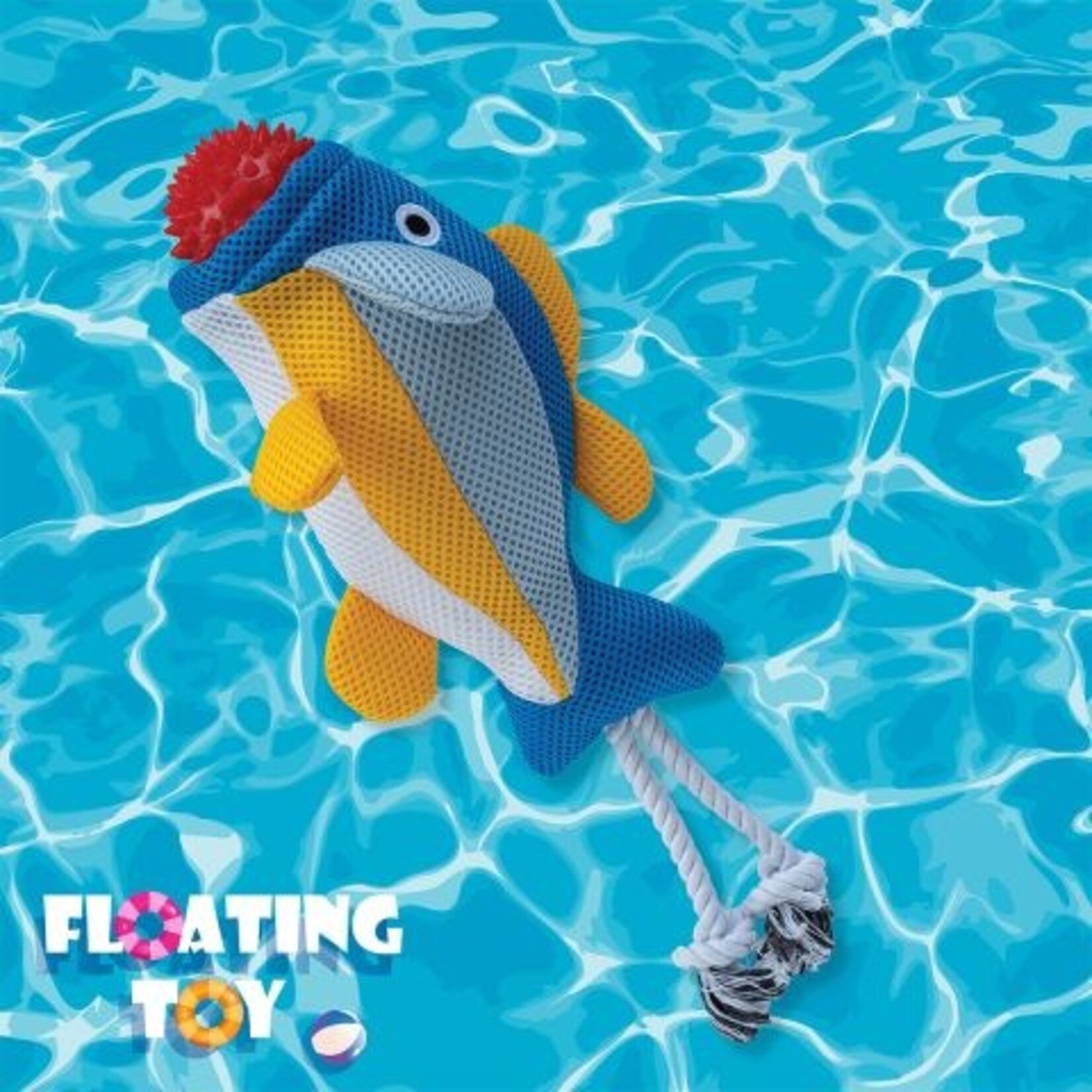 Territory Fish - 2-in-1 (Rope & Ball) Toy - Territory