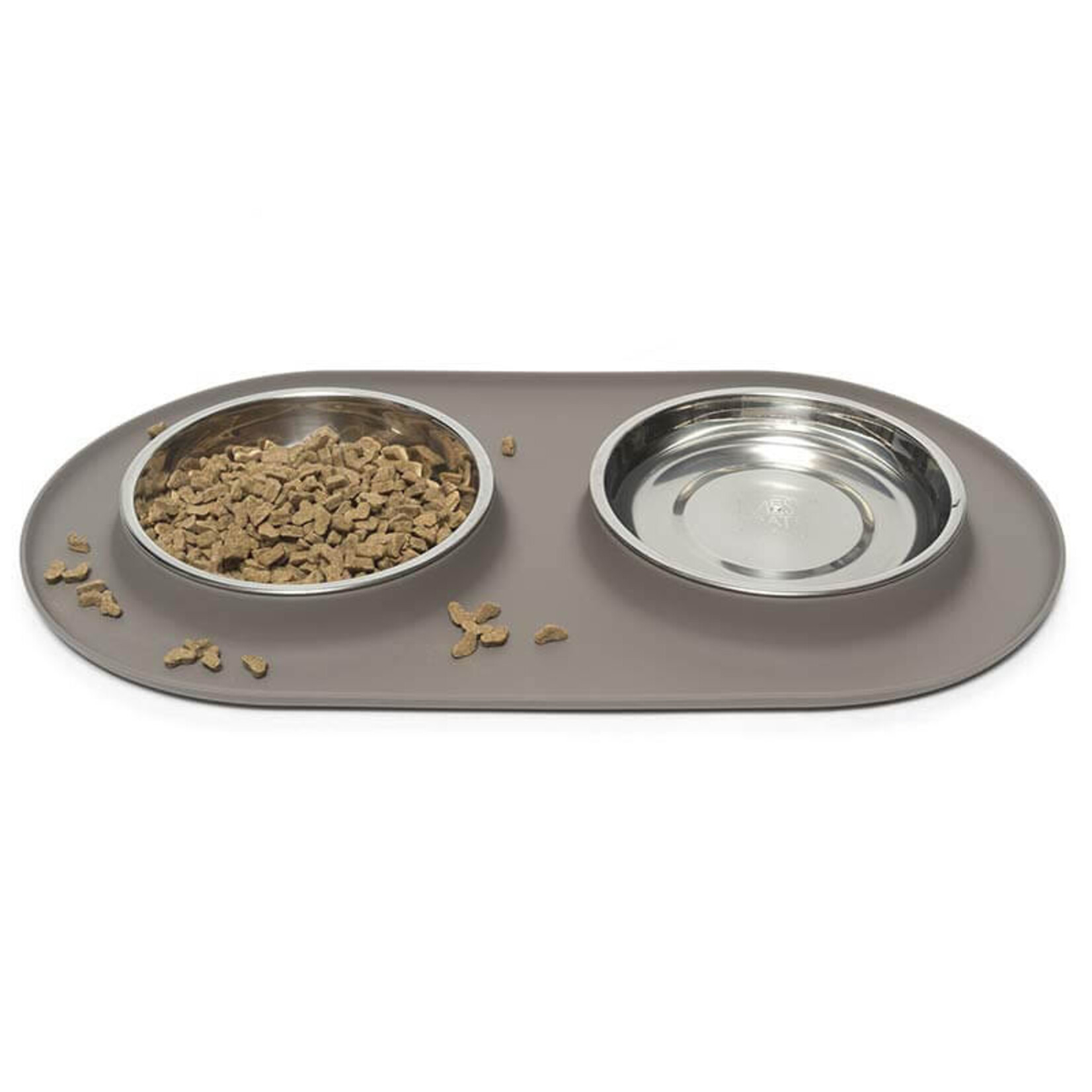 Messy Mutts Double Feeder w/ 2 Bowls - Messy Mutts / Messy Cats :