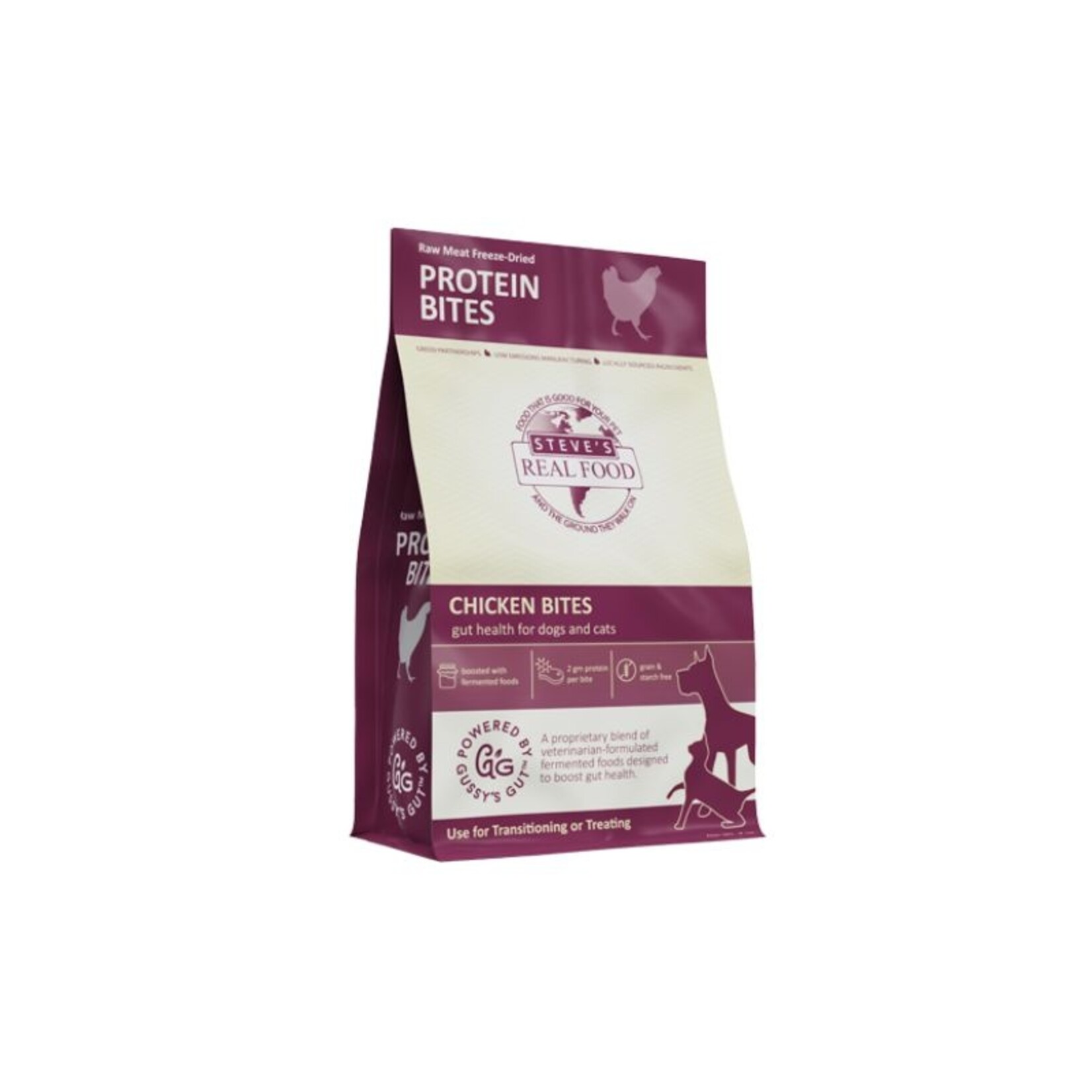 4 oz. - Chicken Protein Bites - Freeze Dried Treats - Steve's Real Food
