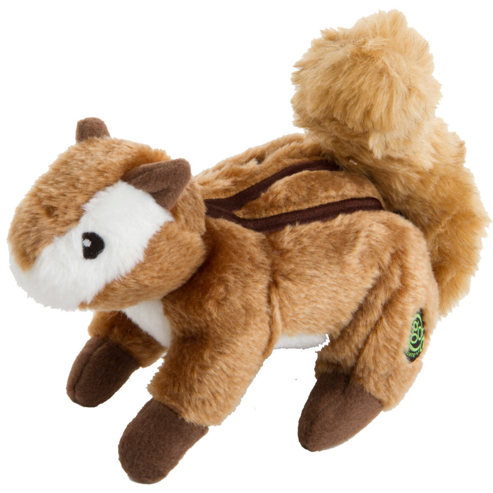 GoDog / Worldwise Lg. - Chipmunk - Wildlife Dog Toy - GoDog