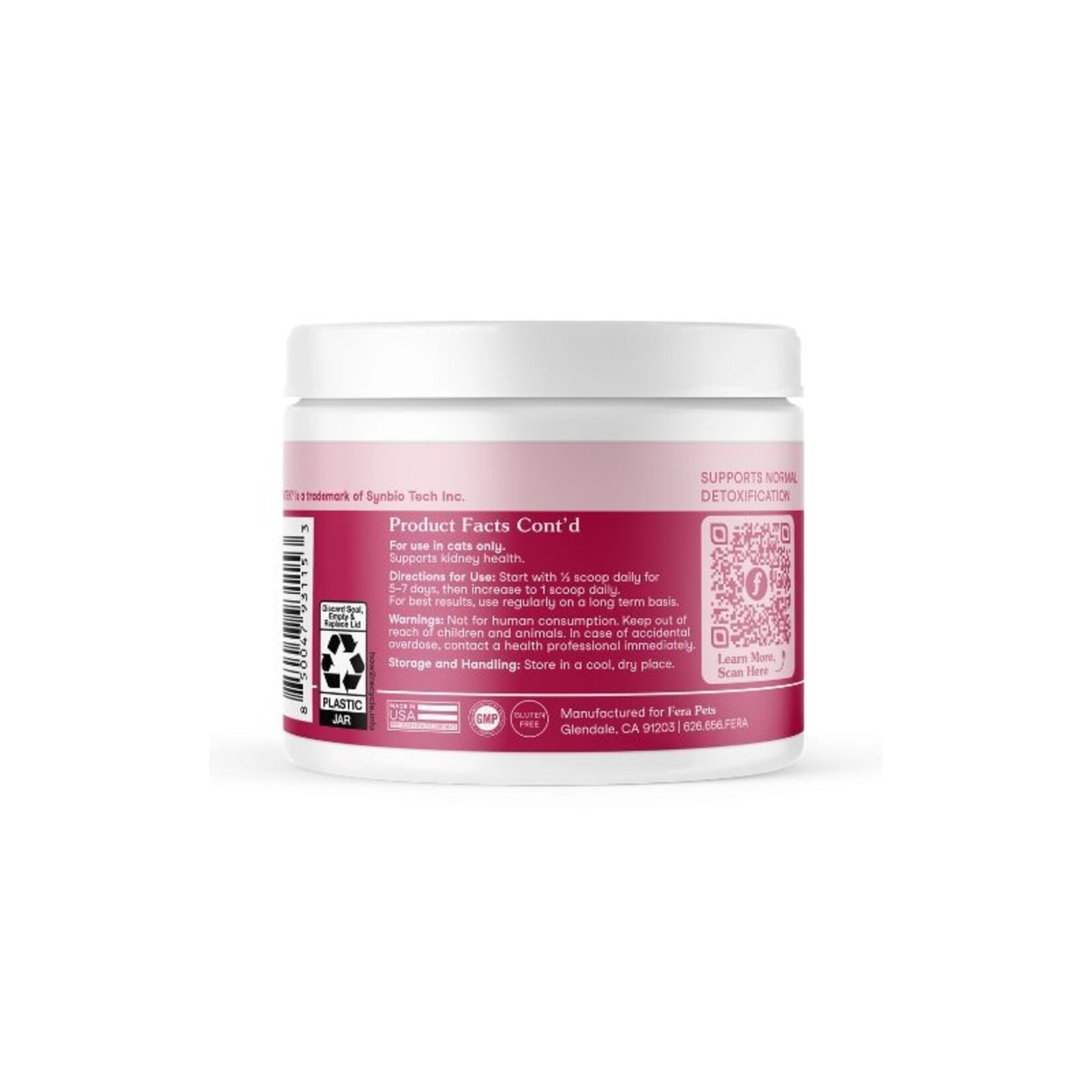 Fera Pets 2.1 oz. - Kidney Support - for Cats - Fera