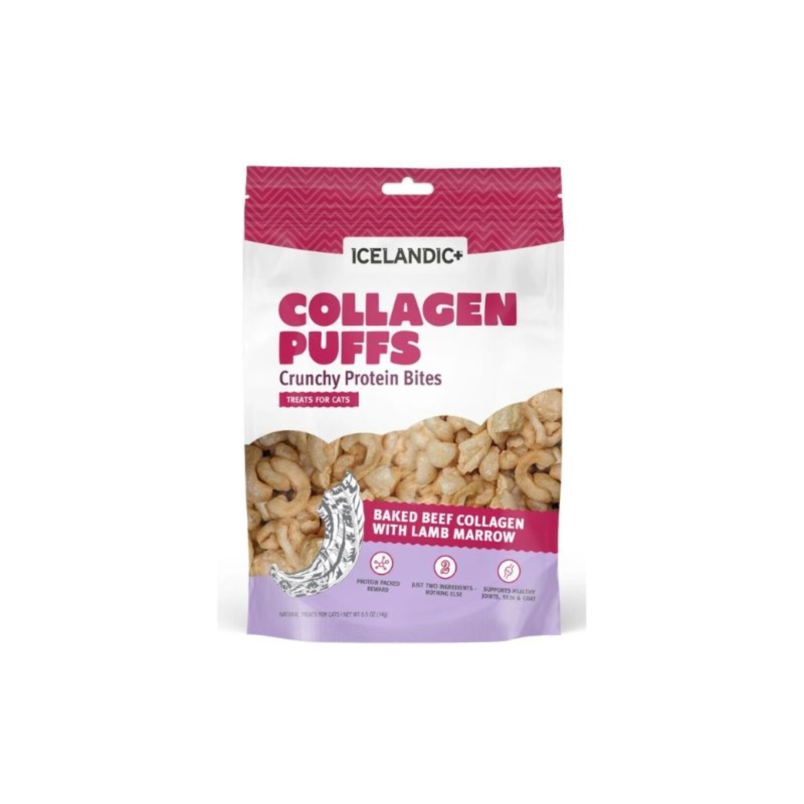 Icelandic Pure .5 oz. - With Lamb Marrow - Baked Beef Collagen Puffs - Icelandic+