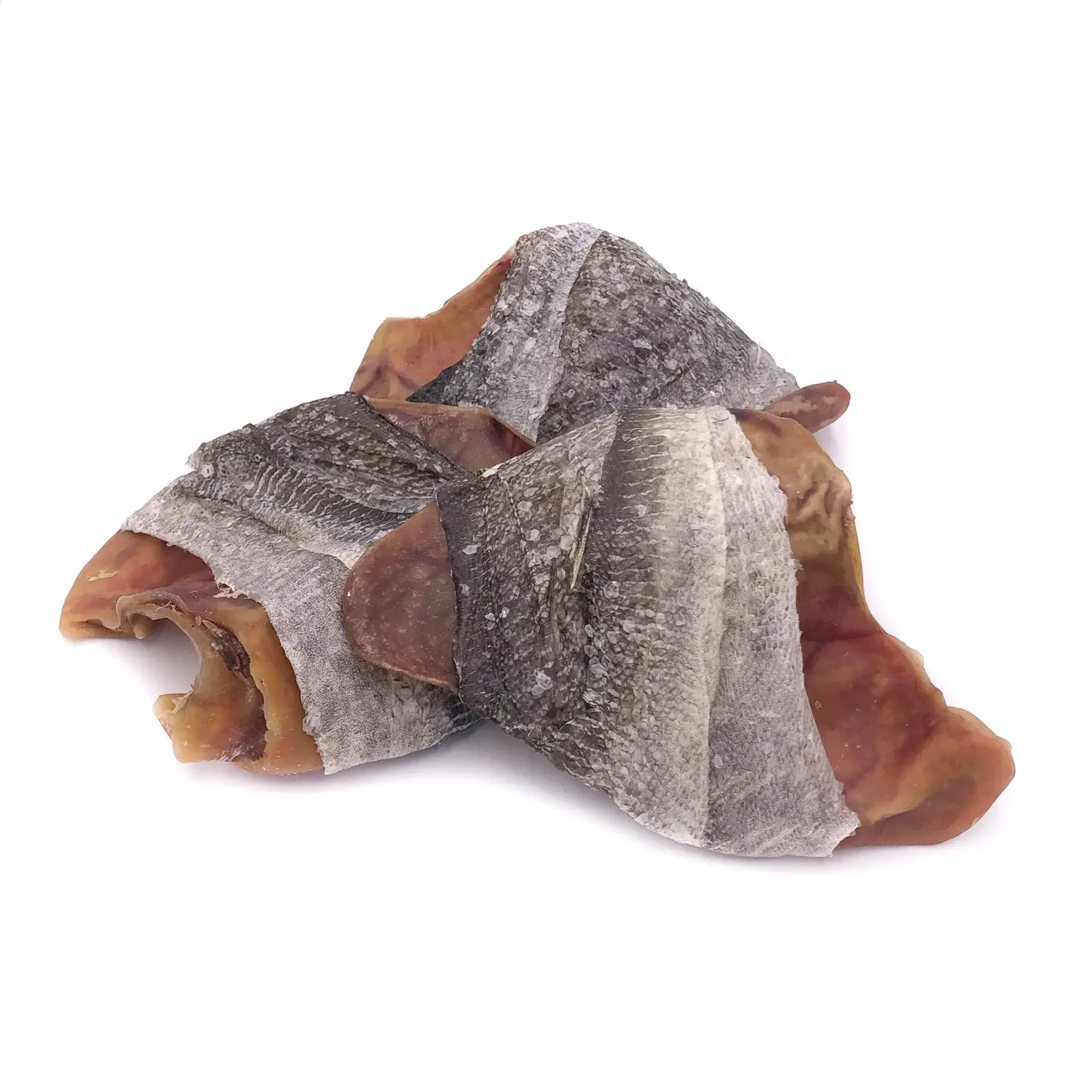Icelandic Pure Fish Ear - Cod Skin Wrapped Pig Ear - Icelandic