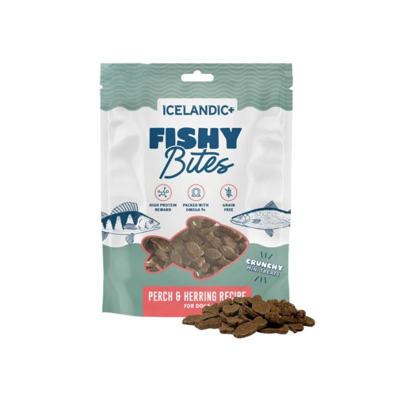 Icelandic Pure 2 oz. - Perch & Herring - Fishy Bites - Icelandic+
