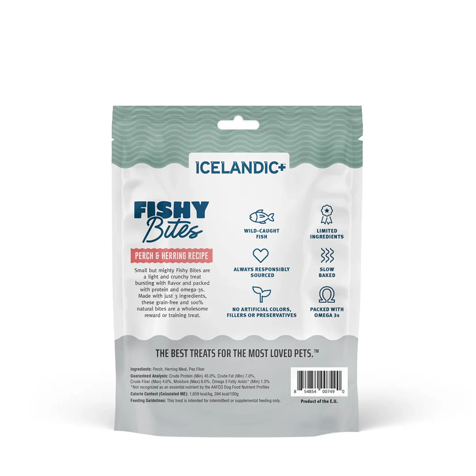 Icelandic Pure 2 oz. - Perch & Herring - Fishy Bites - Icelandic+