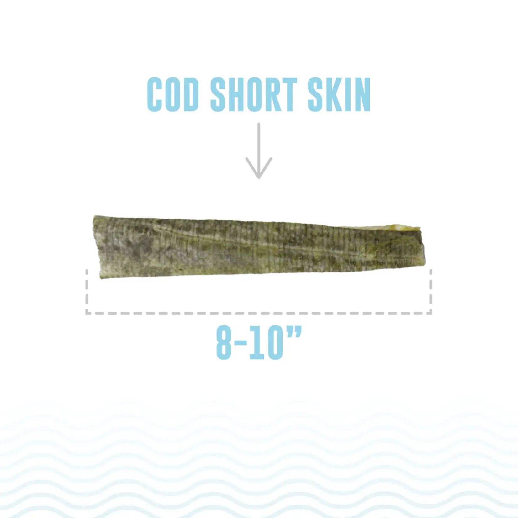 Icelandic Pure 8-10” (short) - Cod Skin Stick - Icelandic Pure