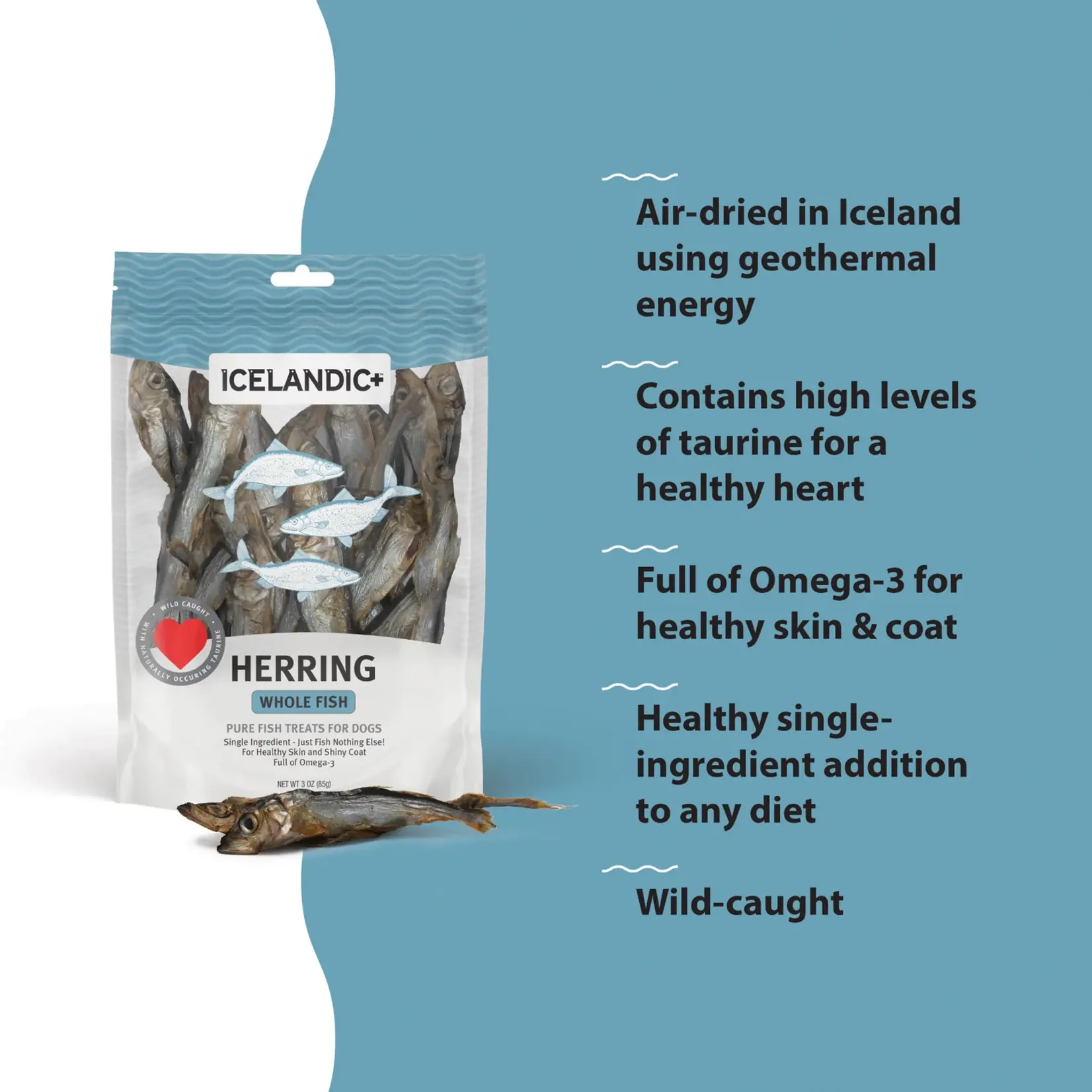 Icelandic Pure 3 oz. - Herring - Whole Fish - Icelandic Pure