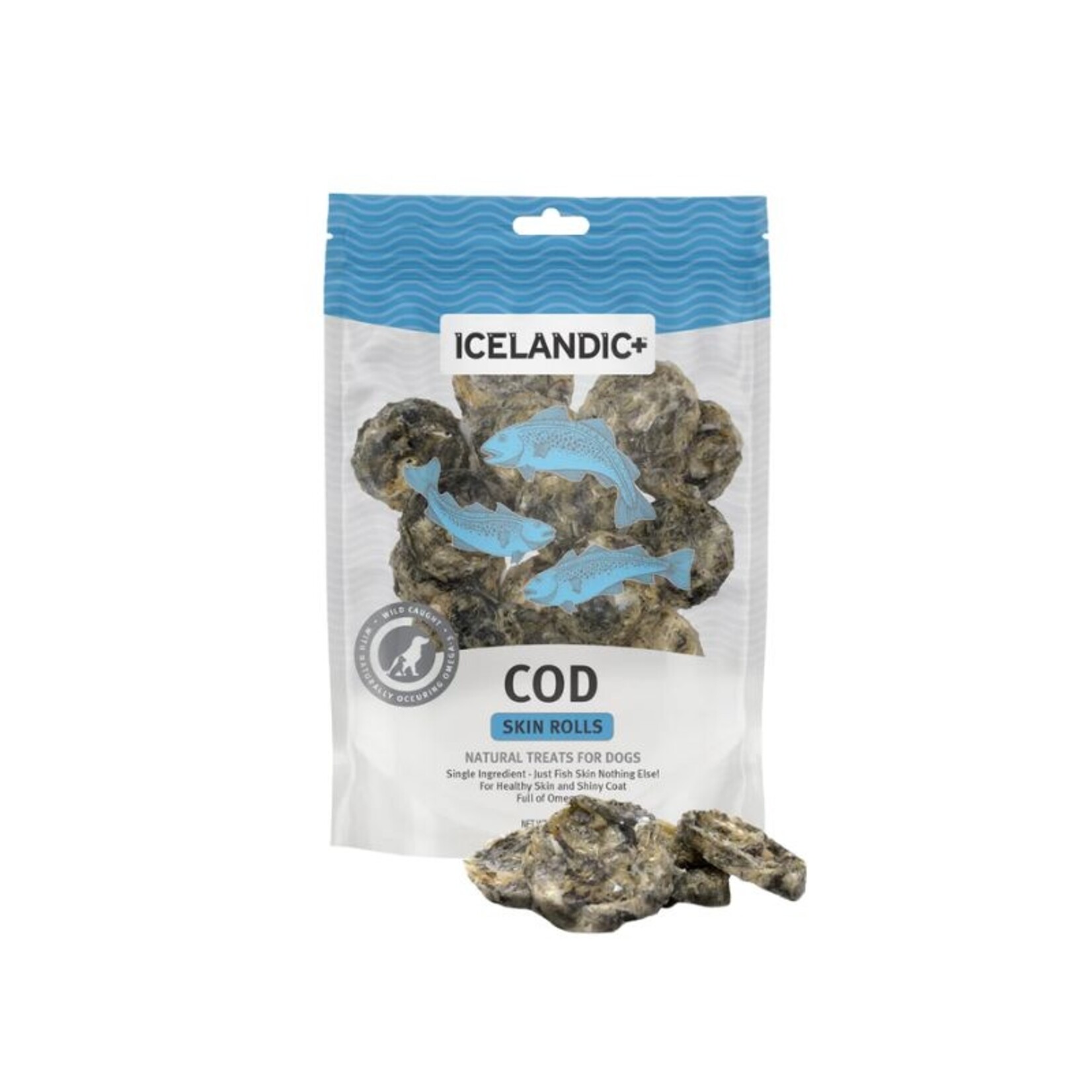 Icelandic Pure 3 oz. - Cod Skin Rolls - Icelandic Pure