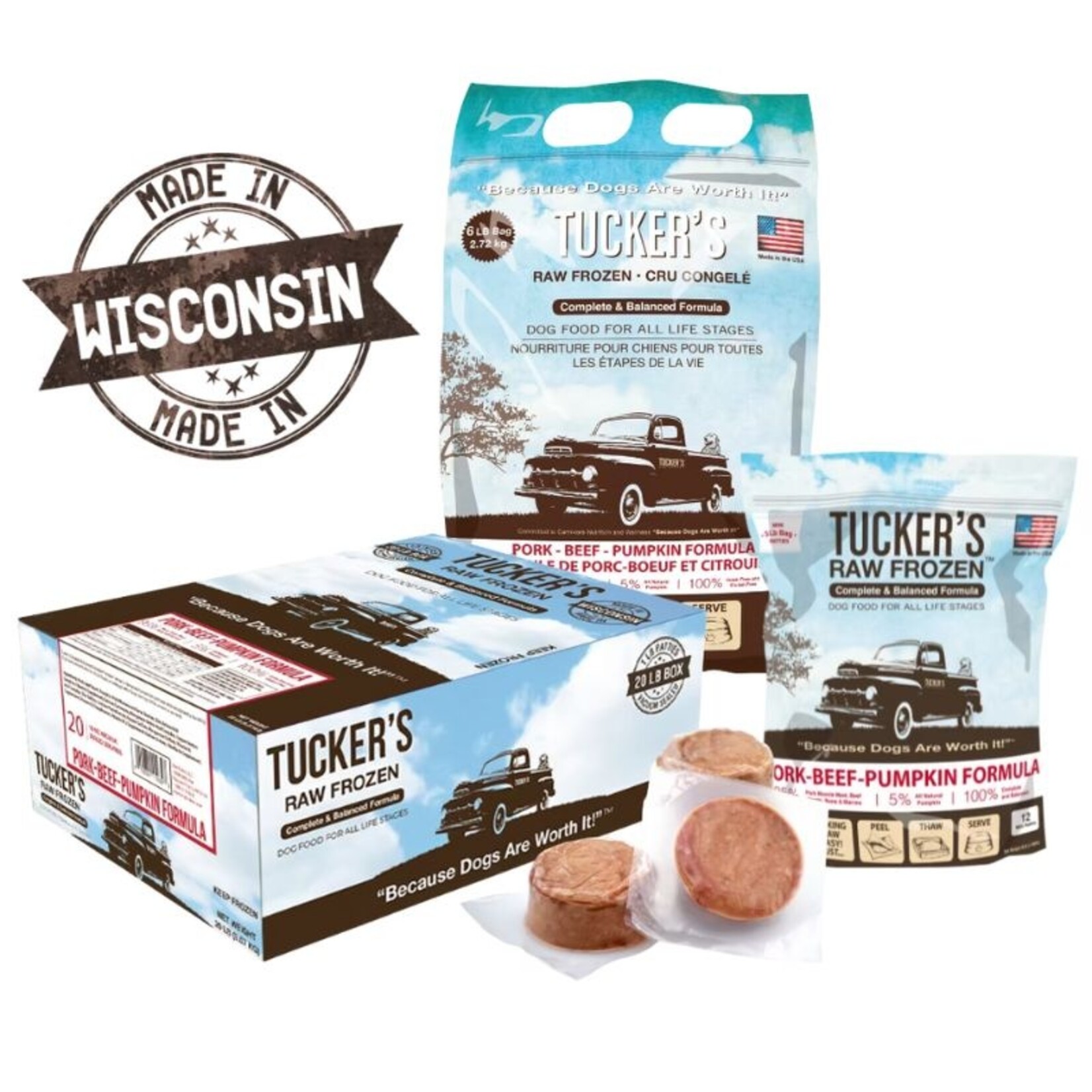 Tucker's Pork, Beef & Pumpkin - Raw Frozen Formula - Tucker's :